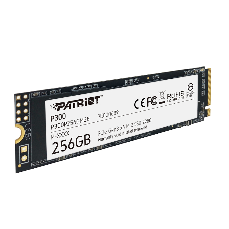 P300P256GM28_wr_02 Patriot P300 256GB M.2 PCIe NVMe SSD