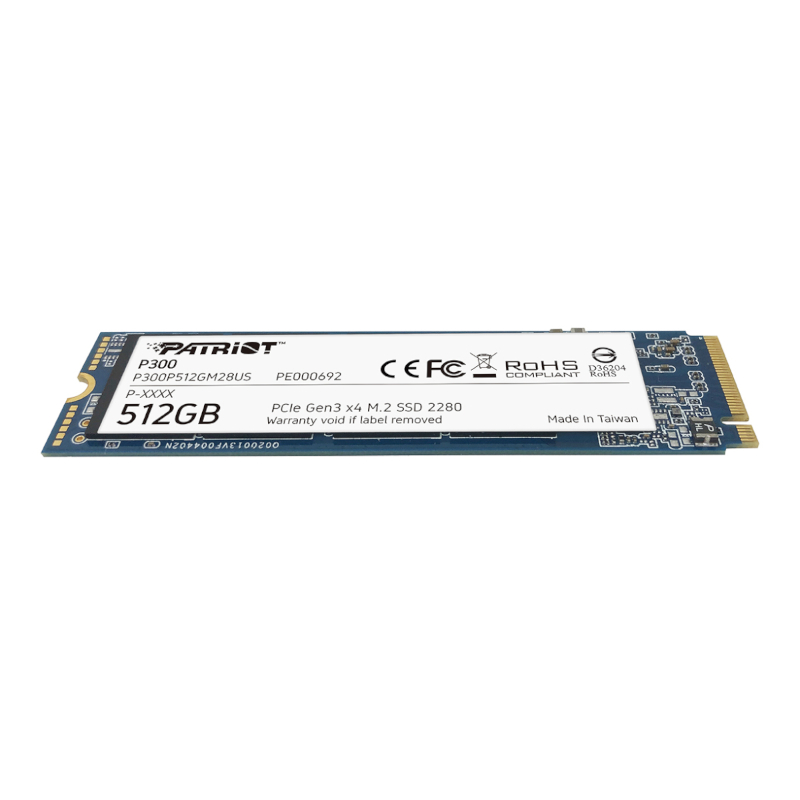 P300P512GM28_wr_02 Patriot P300 512GB M.2 PCIe NVMe SSD