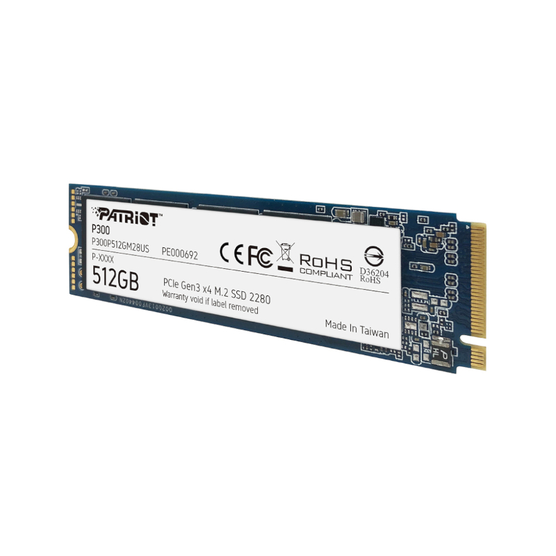 P300P512GM28_wr_04 Patriot P300 512GB M.2 PCIe NVMe SSD