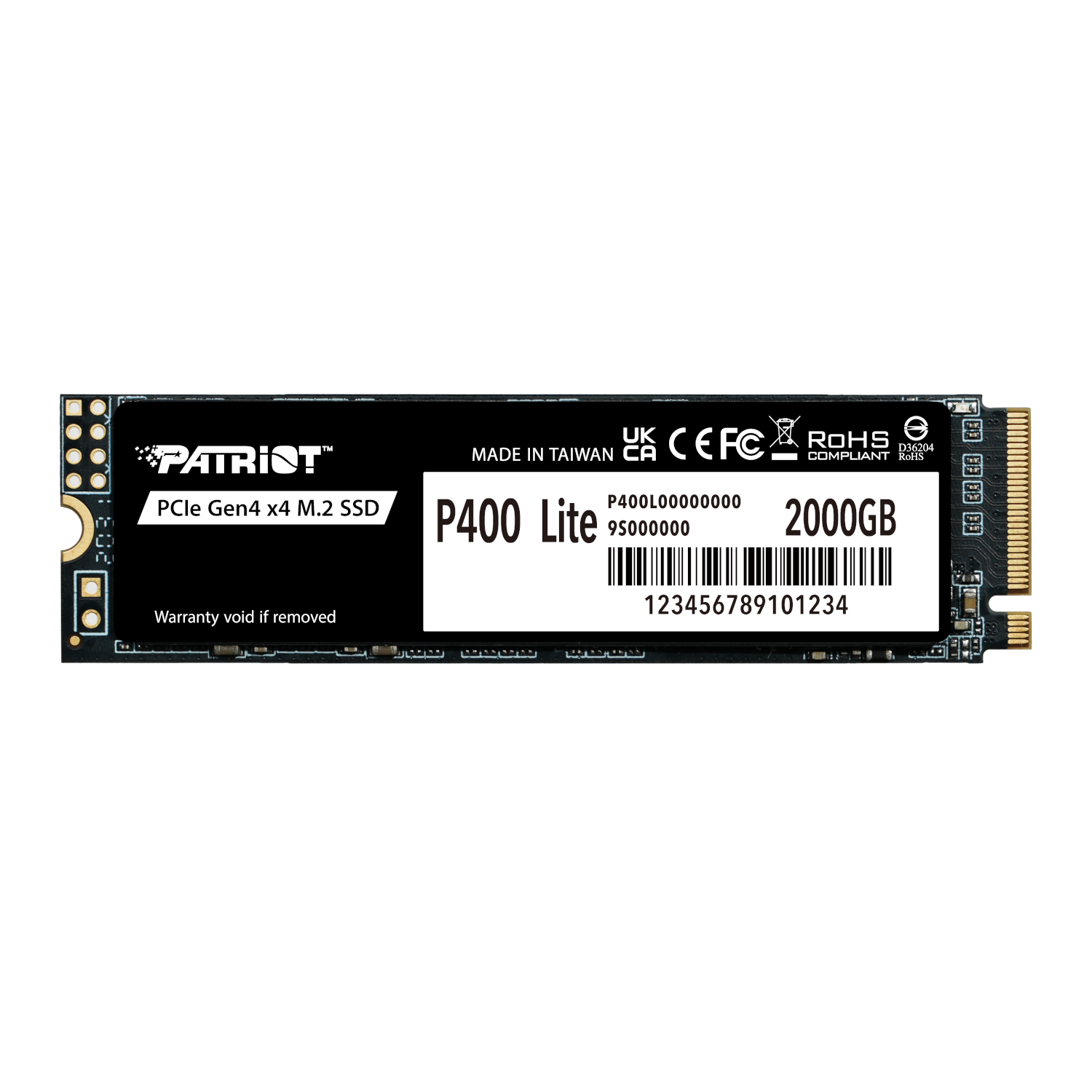 P400LP2KGM28H_Patriot-P400-Lite-2TB-M.2-PCIe-Gen-4-x4-NVMe-SSD_wr_01 Patriot P400 Lite 2TB M.2 PCIe Gen 4 x4 NVMe SSD