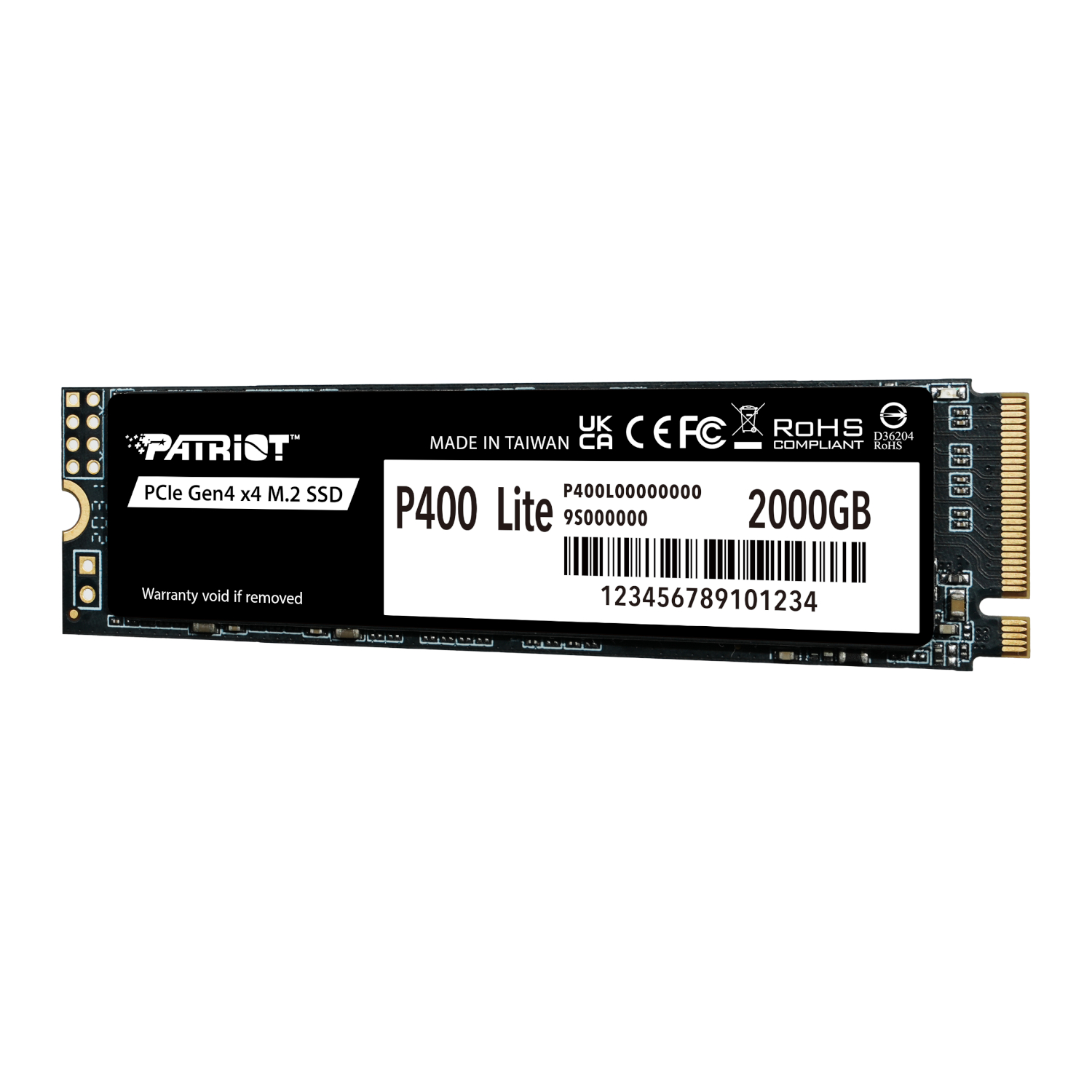 P400LP2KGM28H_Patriot-P400-Lite-2TB-M.2-PCIe-Gen-4-x4-NVMe-SSD_wr_03 Patriot P400 Lite 2TB M.2 PCIe Gen 4 x4 NVMe SSD