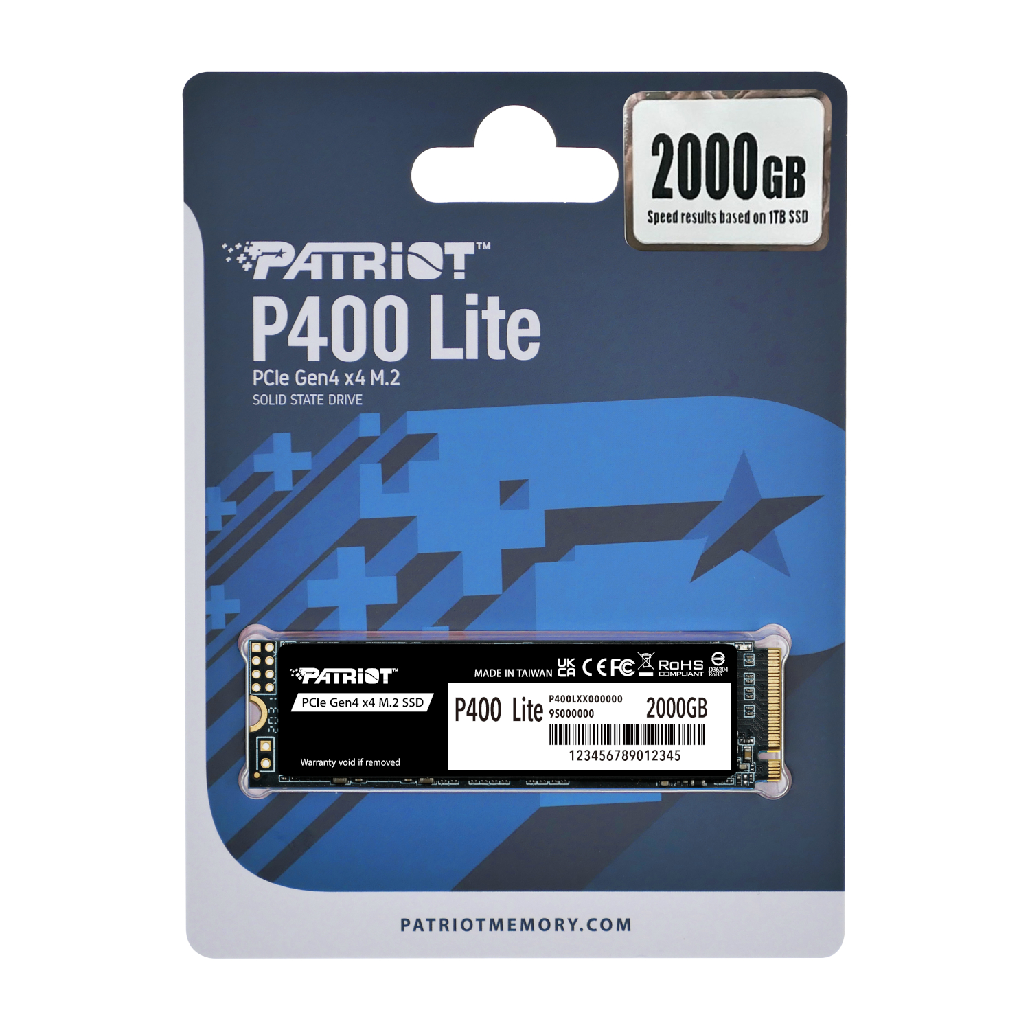 P400LP2KGM28H_Patriot-P400-Lite-2TB-M.2-PCIe-Gen-4-x4-NVMe-SSD_wr_04 Patriot P400 Lite 2TB M.2 PCIe Gen 4 x4 NVMe SSD