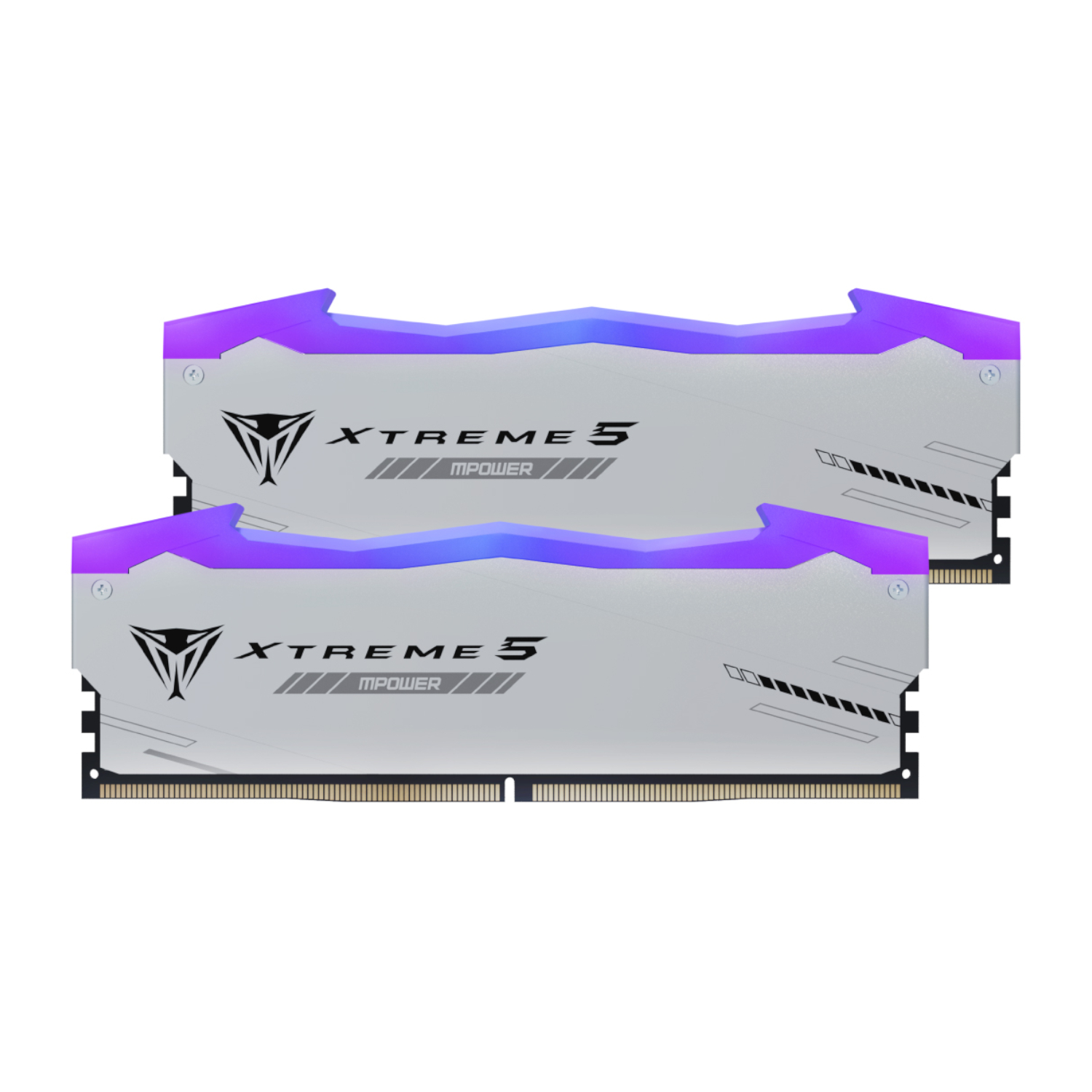 PATRIOT_PVXR532G60C30KM_wr_01a Patriot Viper Xtreme 5 RGB MPower 32GB 6000MHz DDR5 Desktop Gaming Memory Kit - Silver