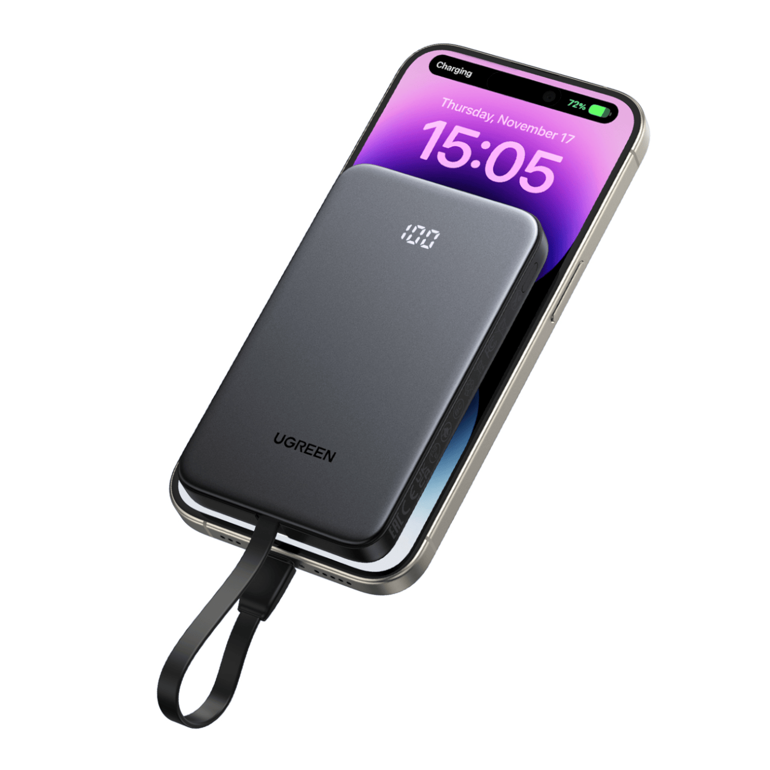 PB526-75161B_UGREEN_10000mAh_20W_Power_Bank_with_Buil_wr_03 UGREEN 10000mAh 20W Power Bank with Built-in Cable
