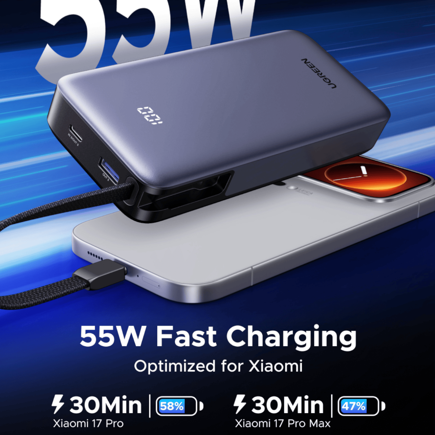 PB537-95178B_UGREEN_Nexode_Power_Bank_20000mAh_55W_wi_wr_06 UGREEN Nexode Power Bank 20000mAh 55W with built-in USB Type-C Cable