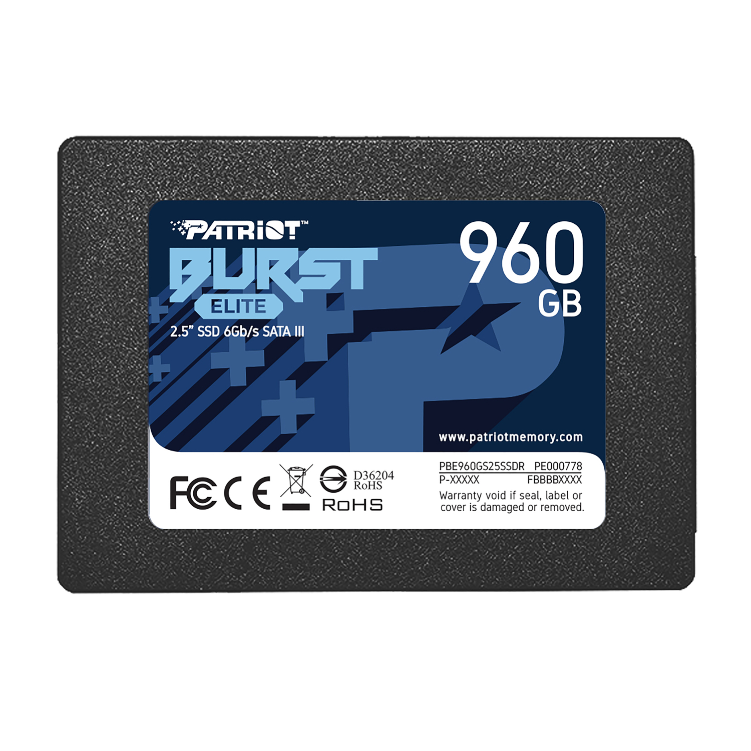 PBE960GS25SSDR_Patriot-Burst-Elite-960GB-2.5-inch-SATA-III-SSD-Black_wr_01 Patriot Burst Elite 960GB 2.5" SATA III SSD