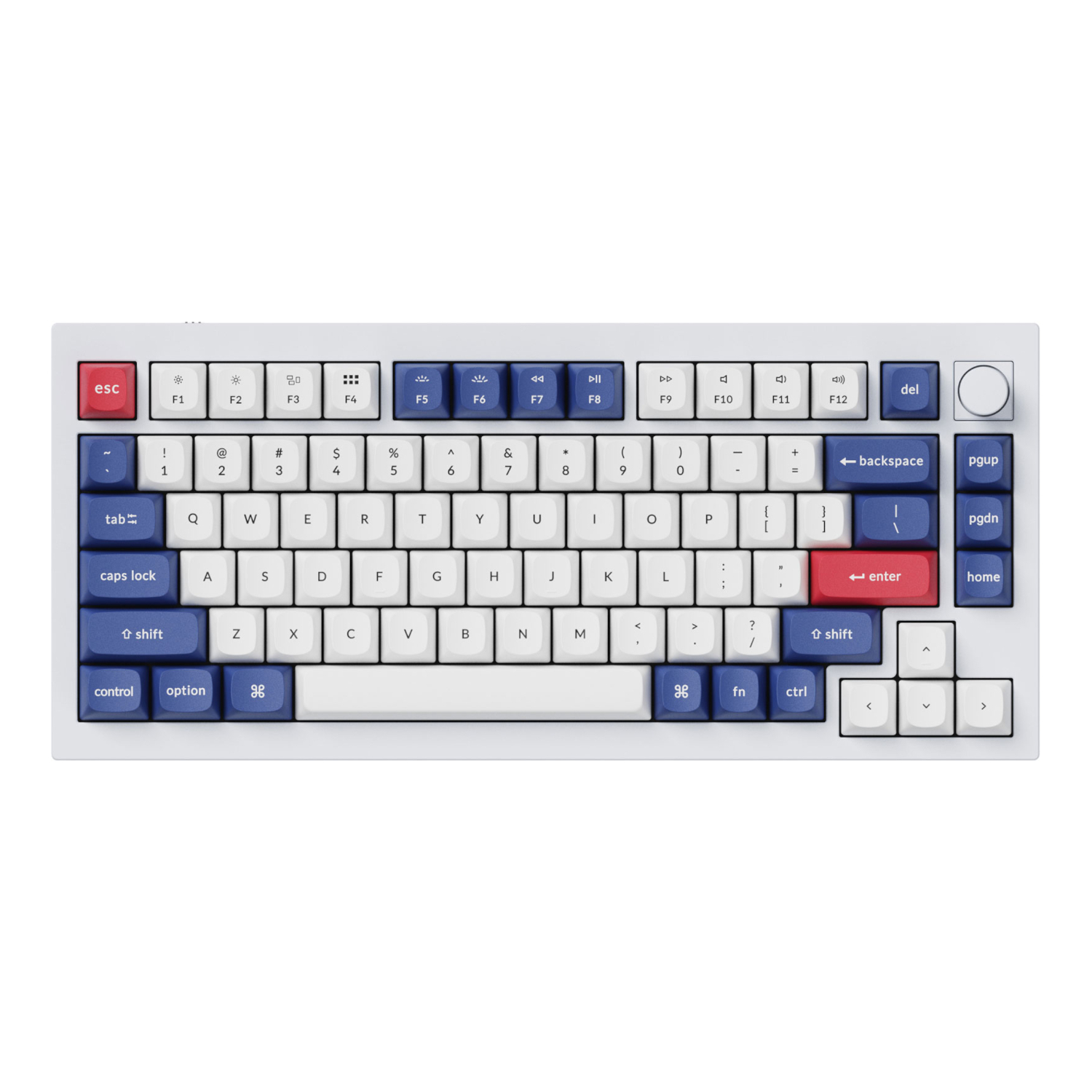 PBT-53_Keychron-Double-Shot-PBT-OSA-Full-Set-Keycap-Set-Blue-White_wr_02a Keychron Double-Shot PBT OSA Keycap Set - Blue and White