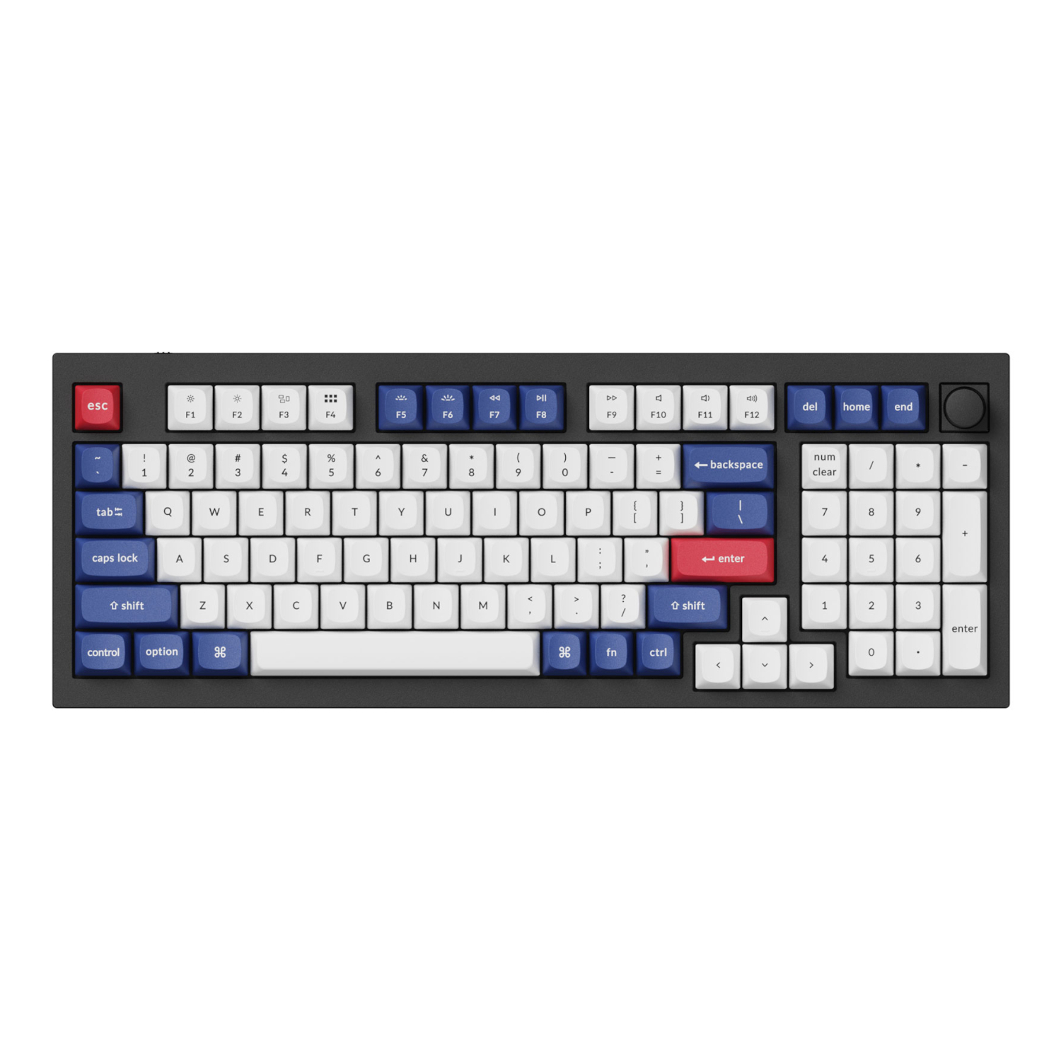 PBT-53_Keychron-Double-Shot-PBT-OSA-Full-Set-Keycap-Set-Blue-White_wr_04a Keychron Double-Shot PBT OSA Keycap Set - Blue and White