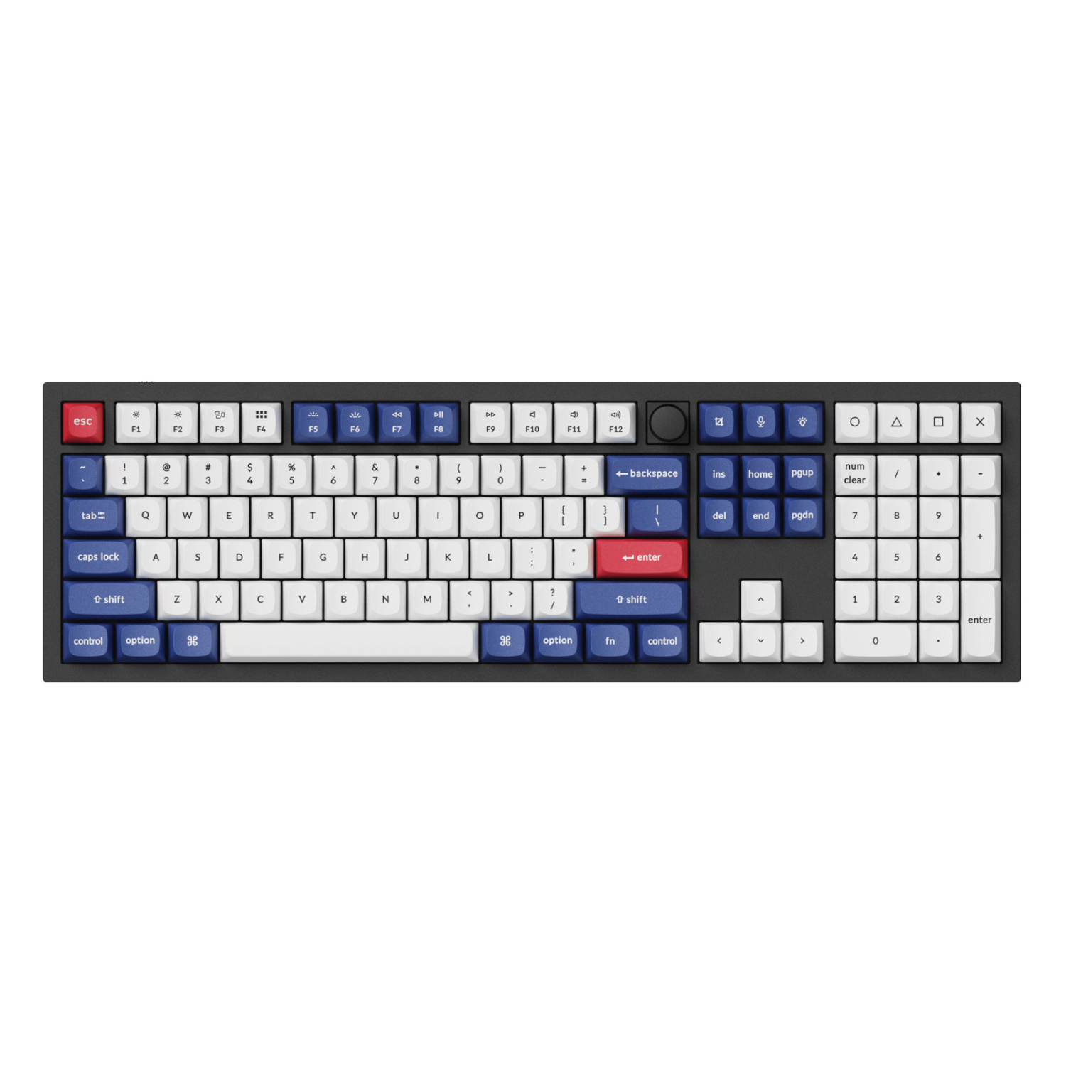 PBT-53_Keychron-Double-Shot-PBT-OSA-Full-Set-Keycap-Set-Blue-White_wr_05a Keychron Double-Shot PBT OSA Keycap Set - Blue and White