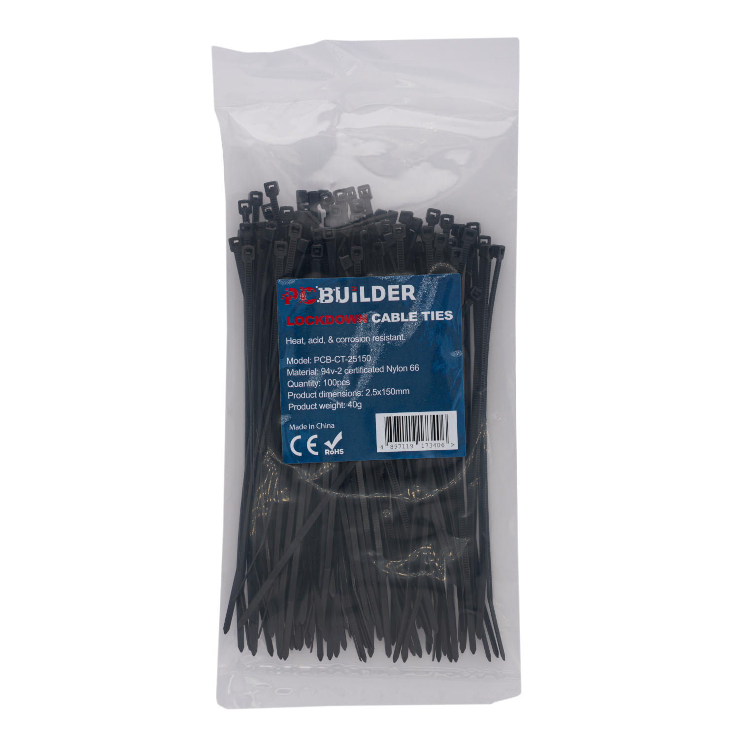 PCB-CT-25150_PCBuilder-LOCKDOWN-150mm-Cable-Ties-100-pcs-Black_wr_01 PCBuilder LOCKDOWN 150mm Cable Ties (100 pcs) - Black