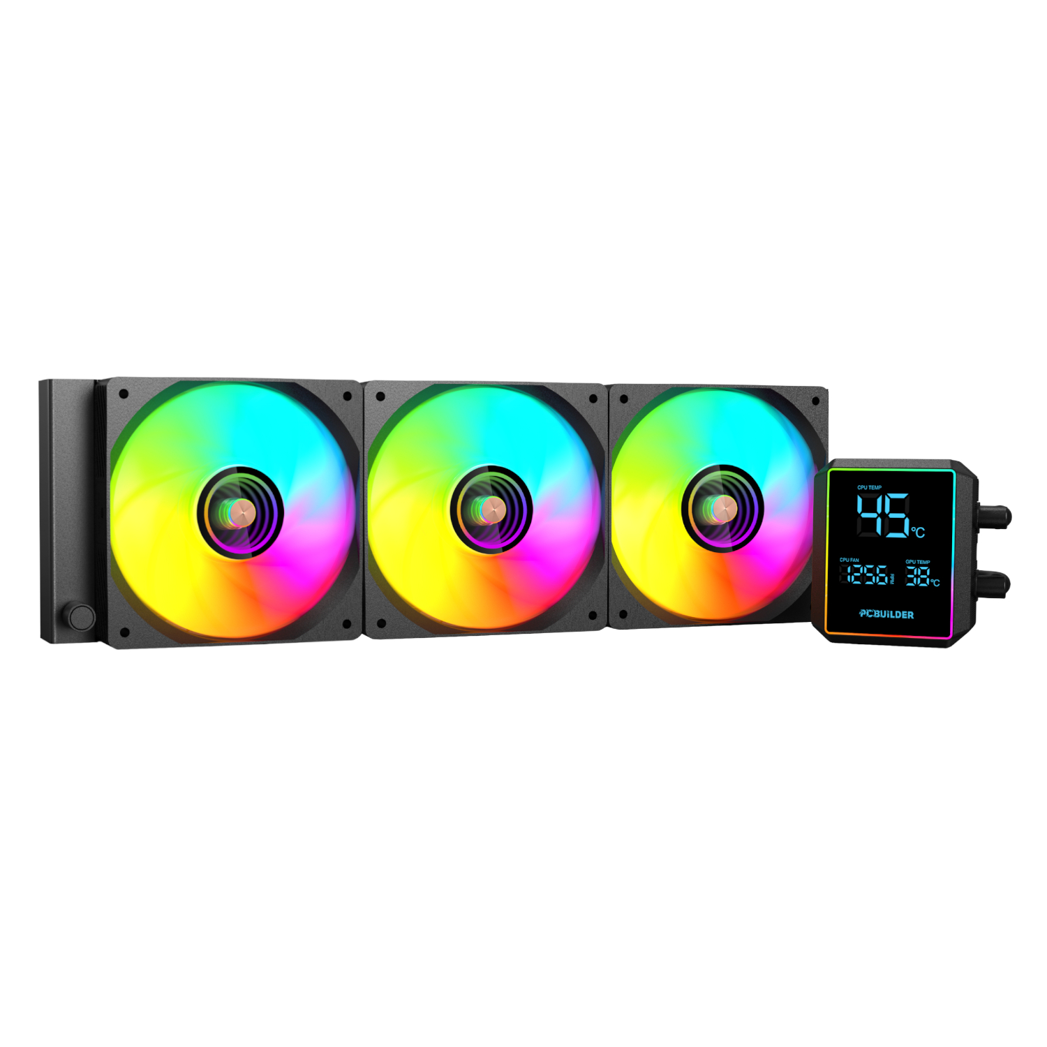 PCB-LC-BLIZZARD-360_PCBuilder-BLIZZARD-FREEZE-360mm-AIO-ARGB-Liquid-CPU-Cooler-Black_wr_01 PCBuilder BLIZZARD FREEZE 360mm AIO ARGB Liquid CPU Cooler - Black