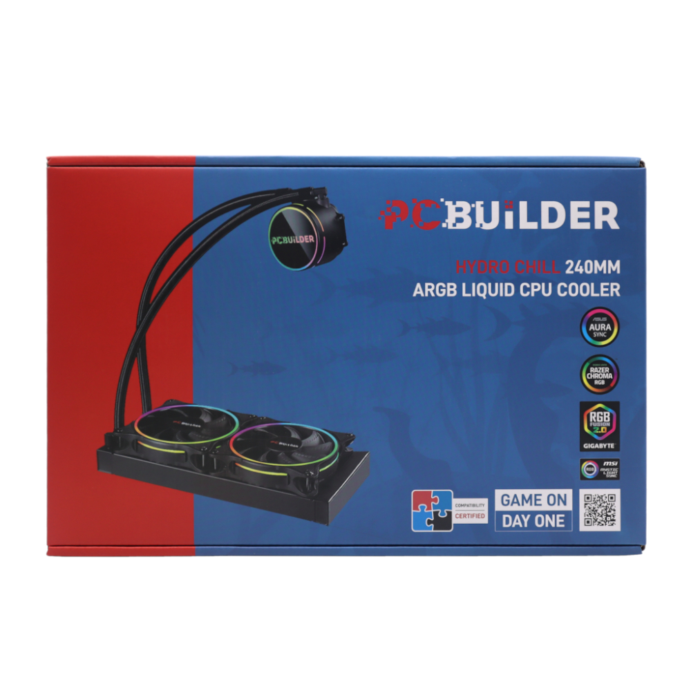 PCB-LC-HYDRO-C240_wr_04a PCBuilder Hydro Chill 240MM AIO Liquid CPU Cooler ARGB