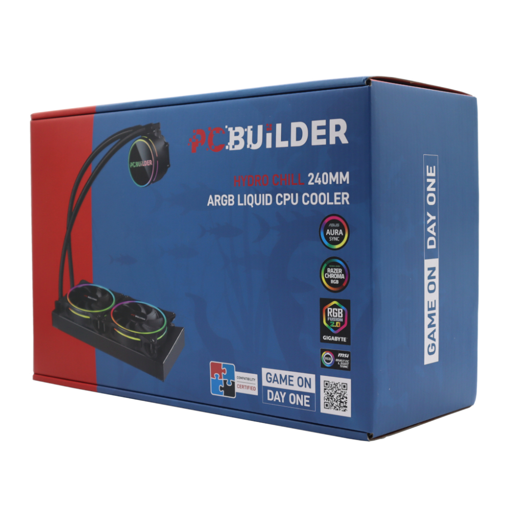 PCB-LC-HYDRO-C240_wr_05a PCBuilder Hydro Chill 240MM AIO Liquid CPU Cooler ARGB