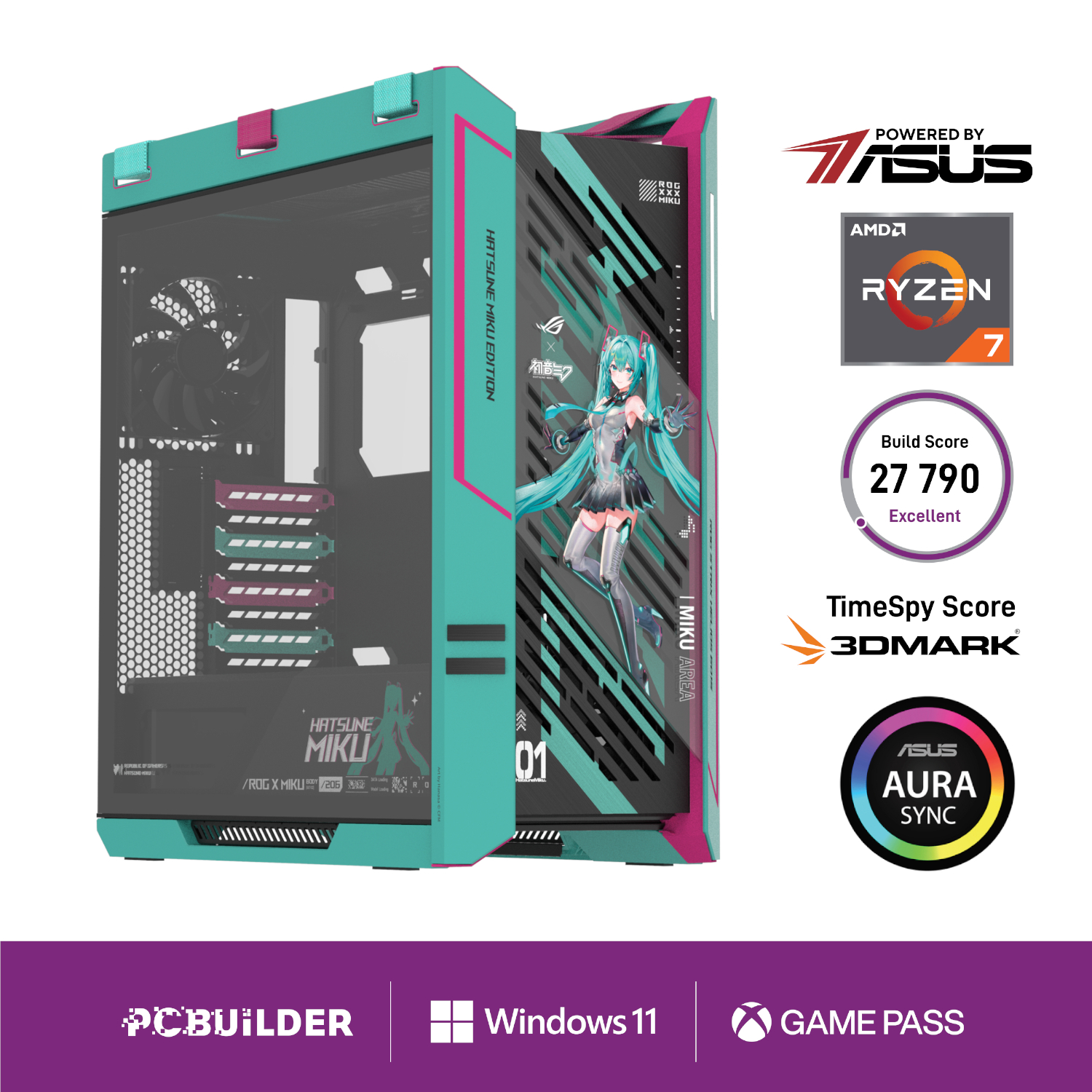 PCB_HATSUNE-MIKU_01_PCBuilder-Ryzen-7-9800X3D-MIKU-Windows-11-Gaming-PC_wr_01a PCBuilder Ryzen 7 9800X3D ASUS X MIKU Windows 11 Gaming PC