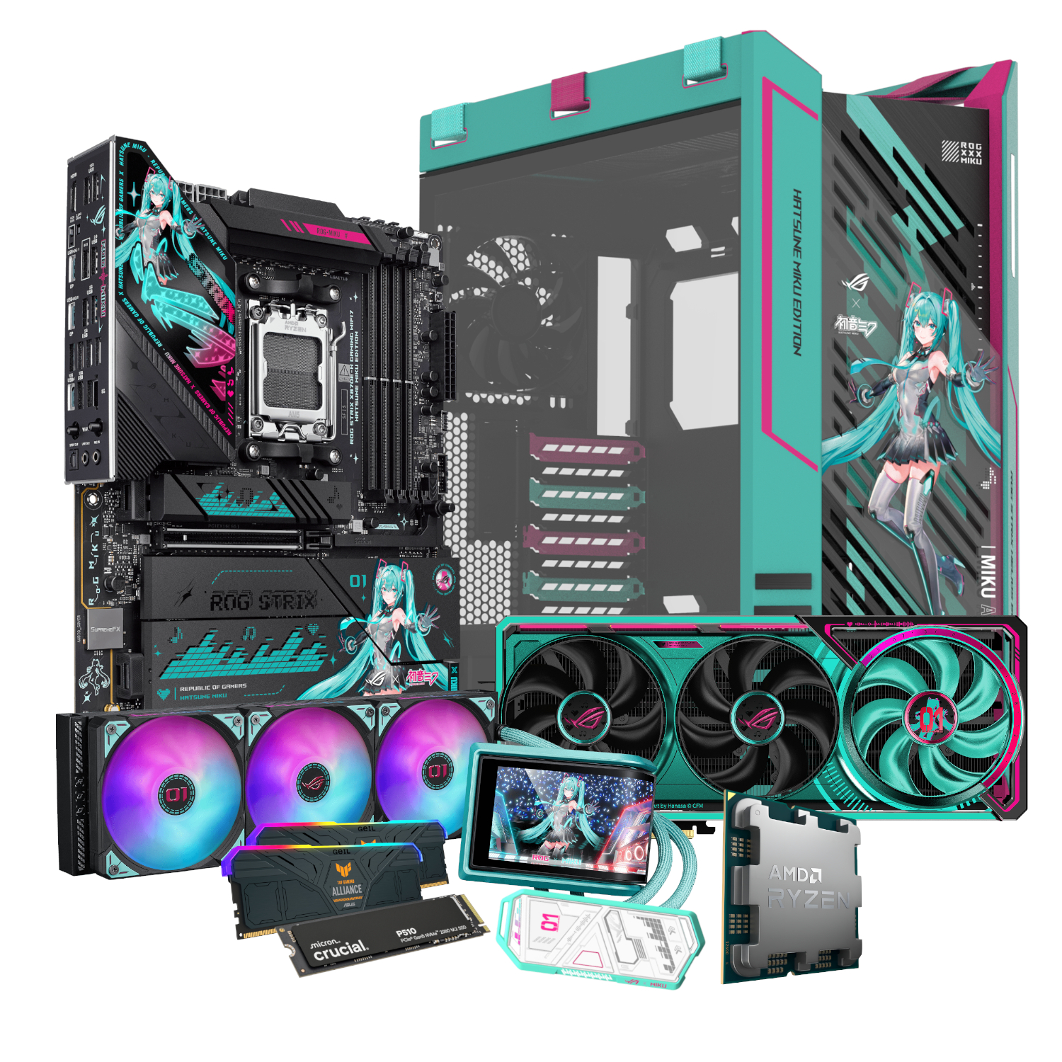 PCB_HATSUNE-MIKU_01_PCBuilder-Ryzen-7-9800X3D-MIKU-Windows-11-Gaming-PC_wr_20a PCBuilder Ryzen 7 9800X3D ASUS X MIKU Windows 11 Gaming PC