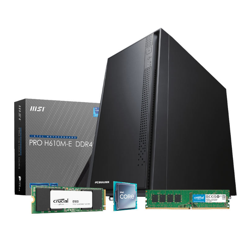 PCB_HOME_I516G_wr_01a PCBuilder Intel i5-12400 HOME MASTER Windows 11 Desktop PC
