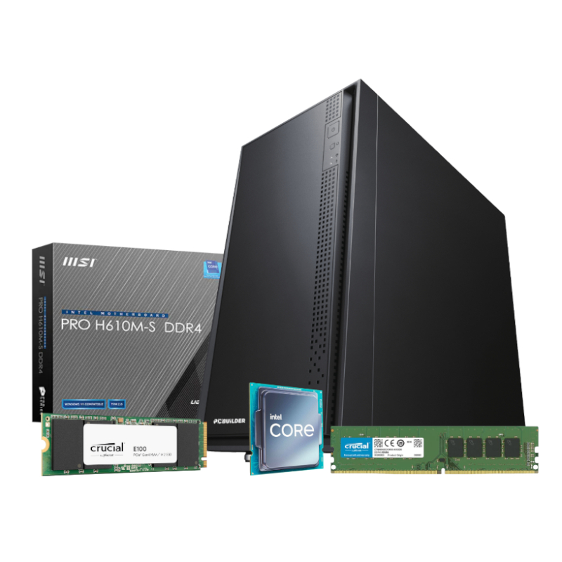 PCB_OFFICE_I516G-V3_wr_01e PCBuilder Intel i5-12400 OFFICE MASTER Core Windows 11 Pro Desktop PC