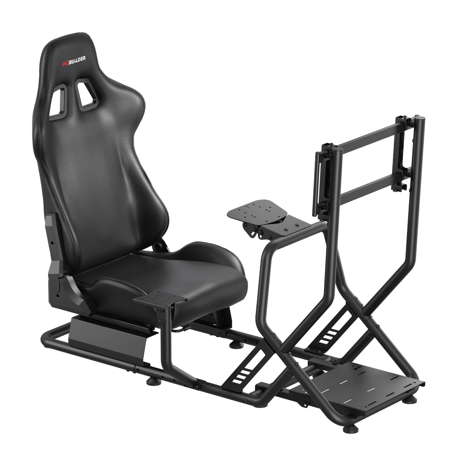 PCB_PS_DAYTONA_PCBuilder-DAYTONA-Racing-Simulator-Cockpit-Black_wr_01a PCBuilder DAYTONA Racing Simulator Cockpit