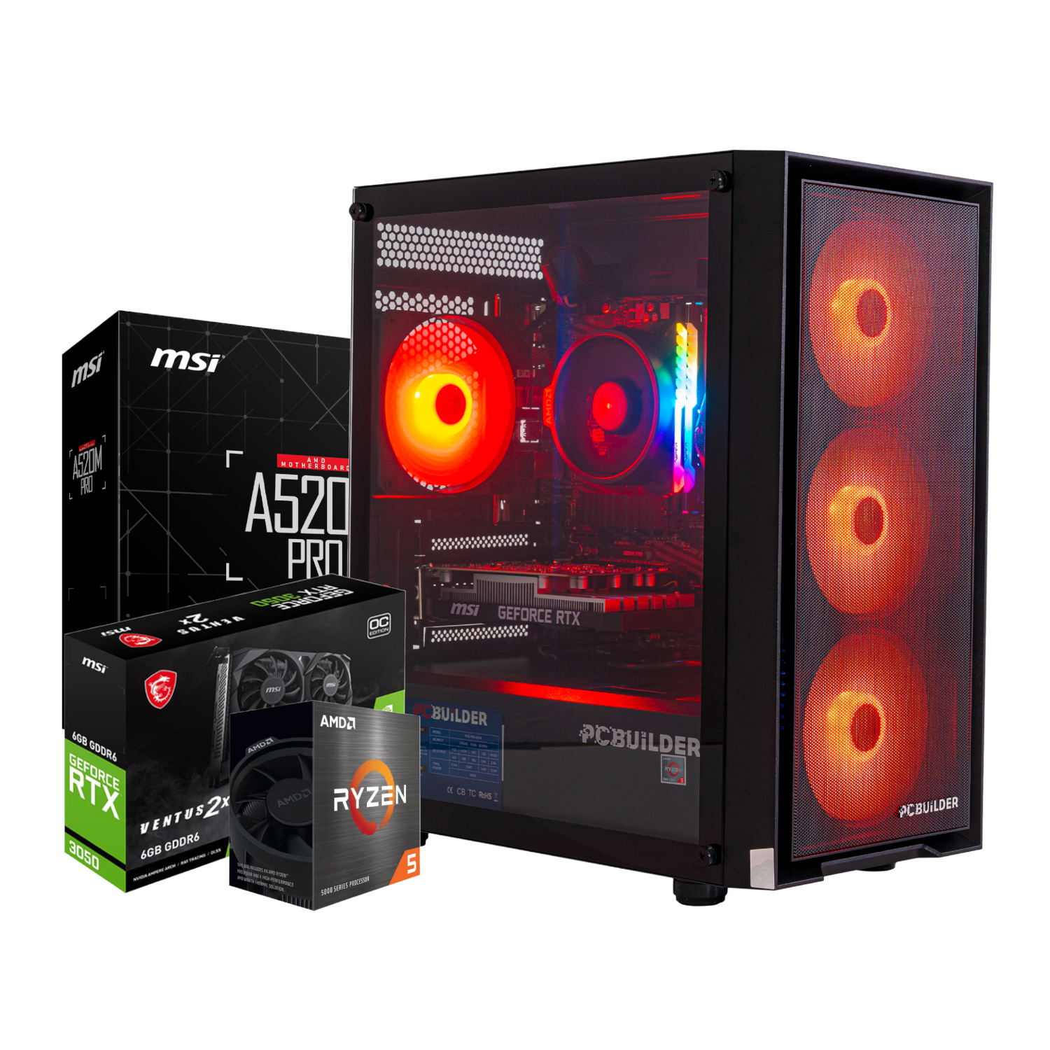 PCB_SCOUT_05_wr_02e PCBuilder Ryzen 5 5500 SCOUT Windows 11 Gaming PC