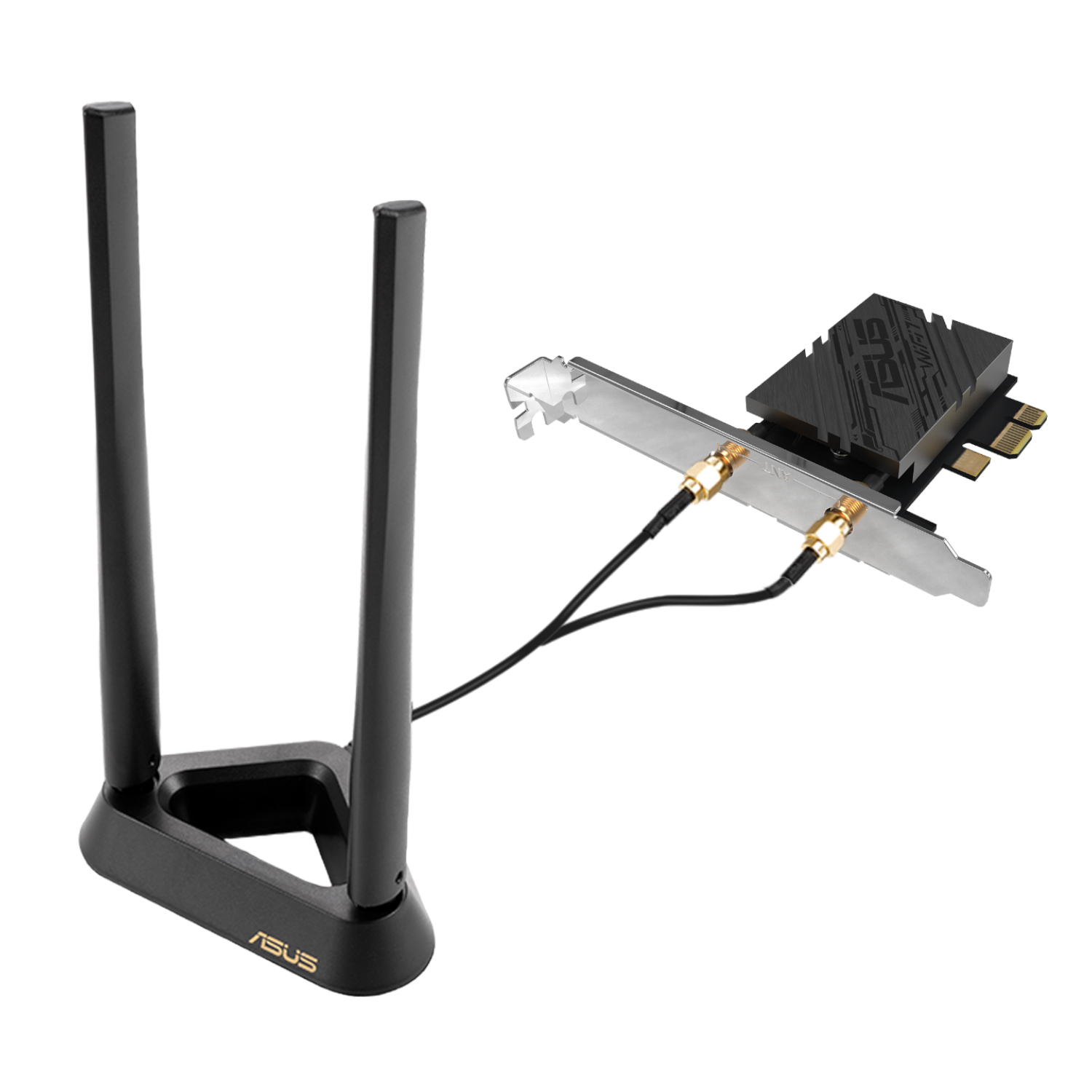 PCE-BE92BT ASUS BE9400 Tri-Band Wi-Fi 7 6GHz PCIe Adapter-Black