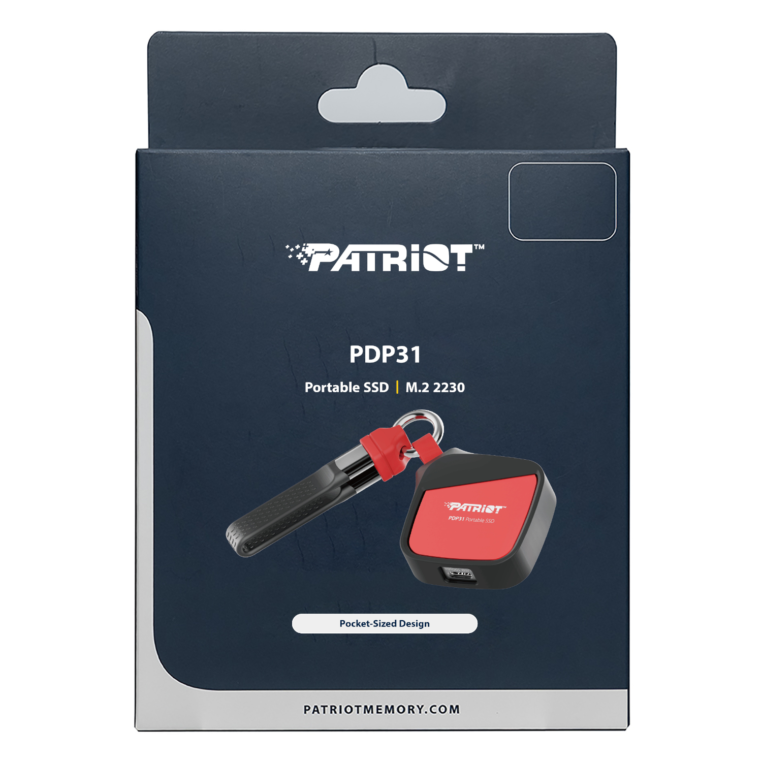 PDP311TB23UCK_Patriot-PDP31-1TB-Type-C-Portable-SSD-Red-Black_wr_05 Patriot PDP31 1TB Type-C Portable SSD - Red / Black