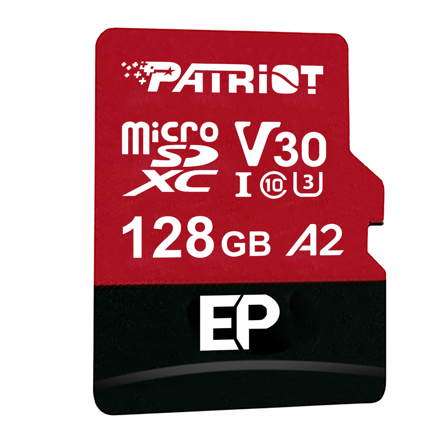 PEF128GEP32MCX_Patriot-EP-Series-128GB-MICRO-SDXC-V30-A2_wr_02 Patriot EP Series 128GB MICRO SDXC V30 A2 (w/o Adaptor)