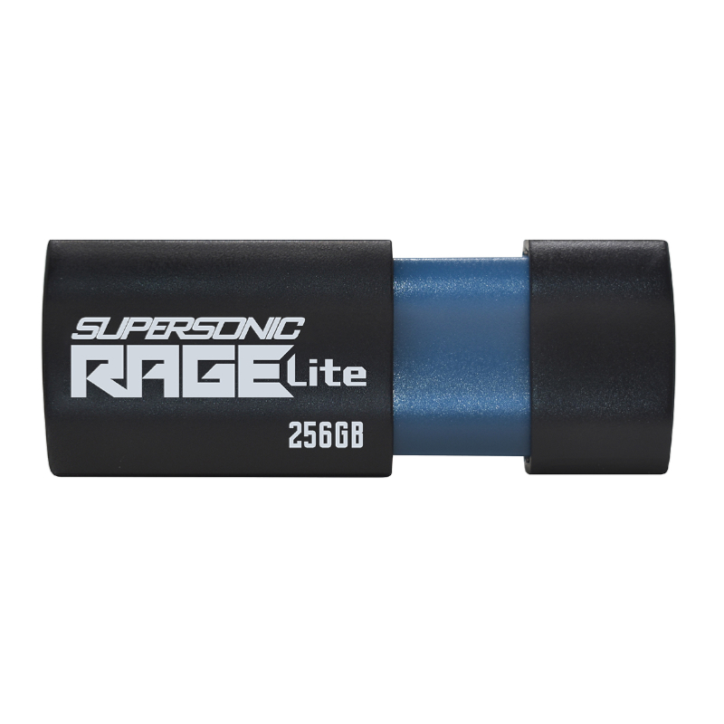 PEF256GRLB32U_wr_01 Patriot Rage Lite 256GB USB3.2 Flash Drive - Black