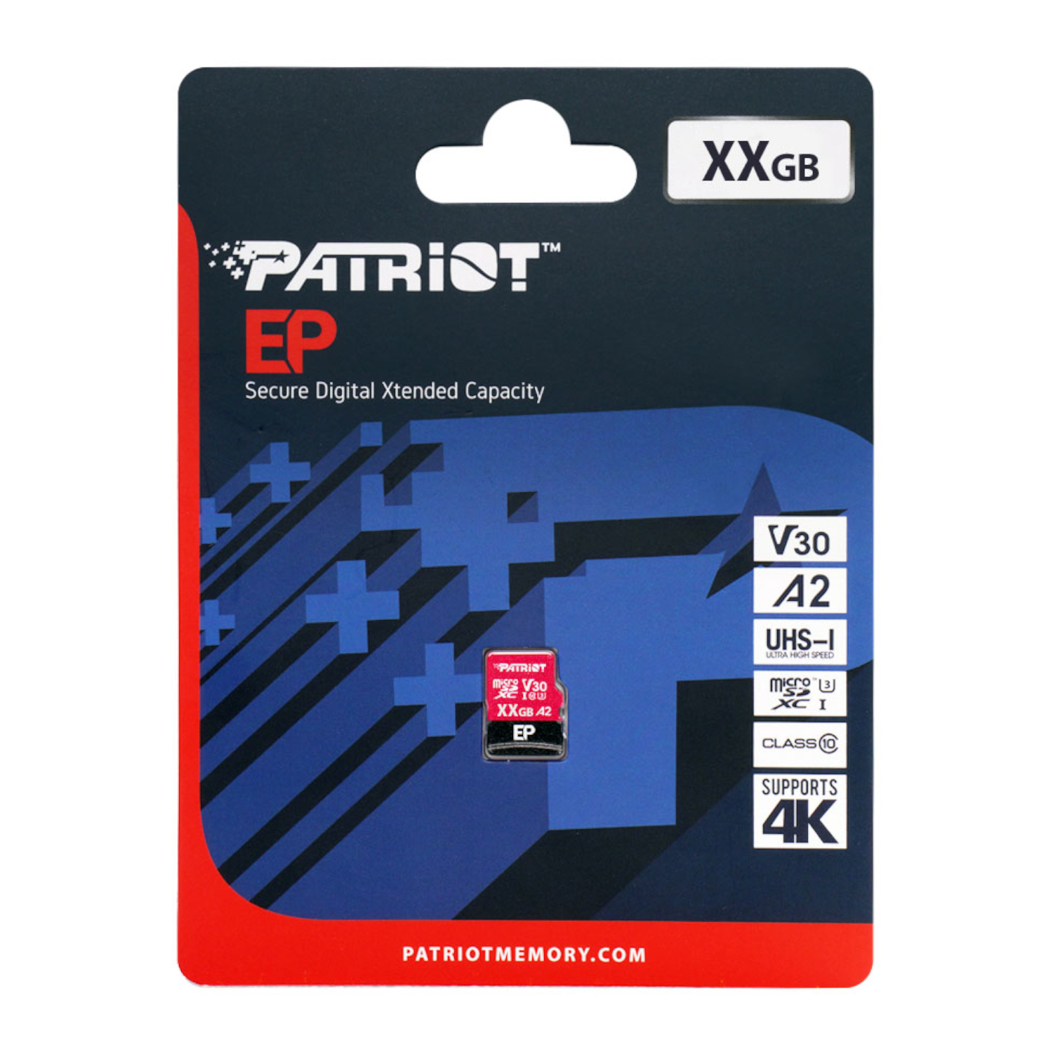 PEF512GEP32MCX_Patriot-EP-V30-A2-512GB-Micro-SDHC-Without-Adapter_wr_03 Patriot EP V30 A2 512GB Micro SDXC Memory Card (Without Adapter)