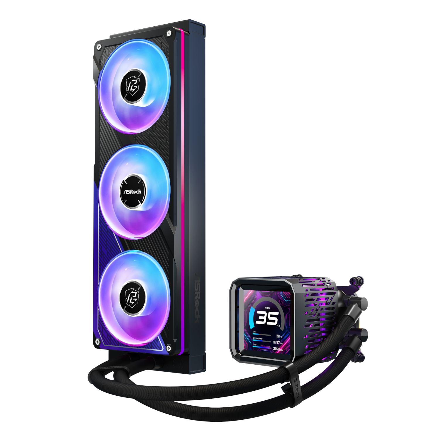 PHANTOM-GAMING-360-LCD_ASRock-Phantom-Gaming-360-LCD-All-in-one-Liquid-CPU-Cooler-Black_wr_08a ASRock Phantom Gaming 360 LCD All-in-one Liquid CPU Cooler - Black