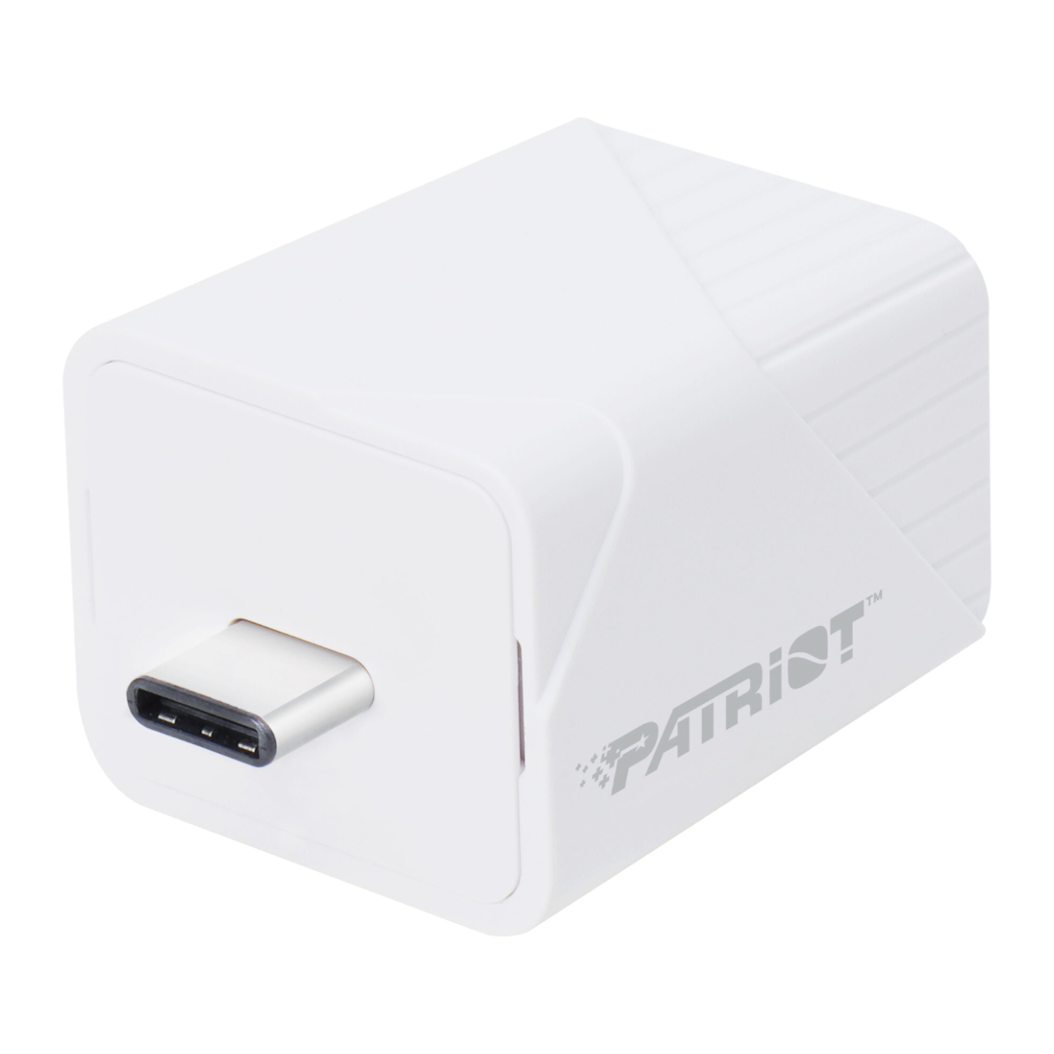 PI128GCUW30C_Patriot-iLuxe-Cube-128GB-Type-C-Smart-Backup-Solution-–-White_wr_01a Patriot iLuxe Cube 128GB Type-C Smart Backup Solution - White