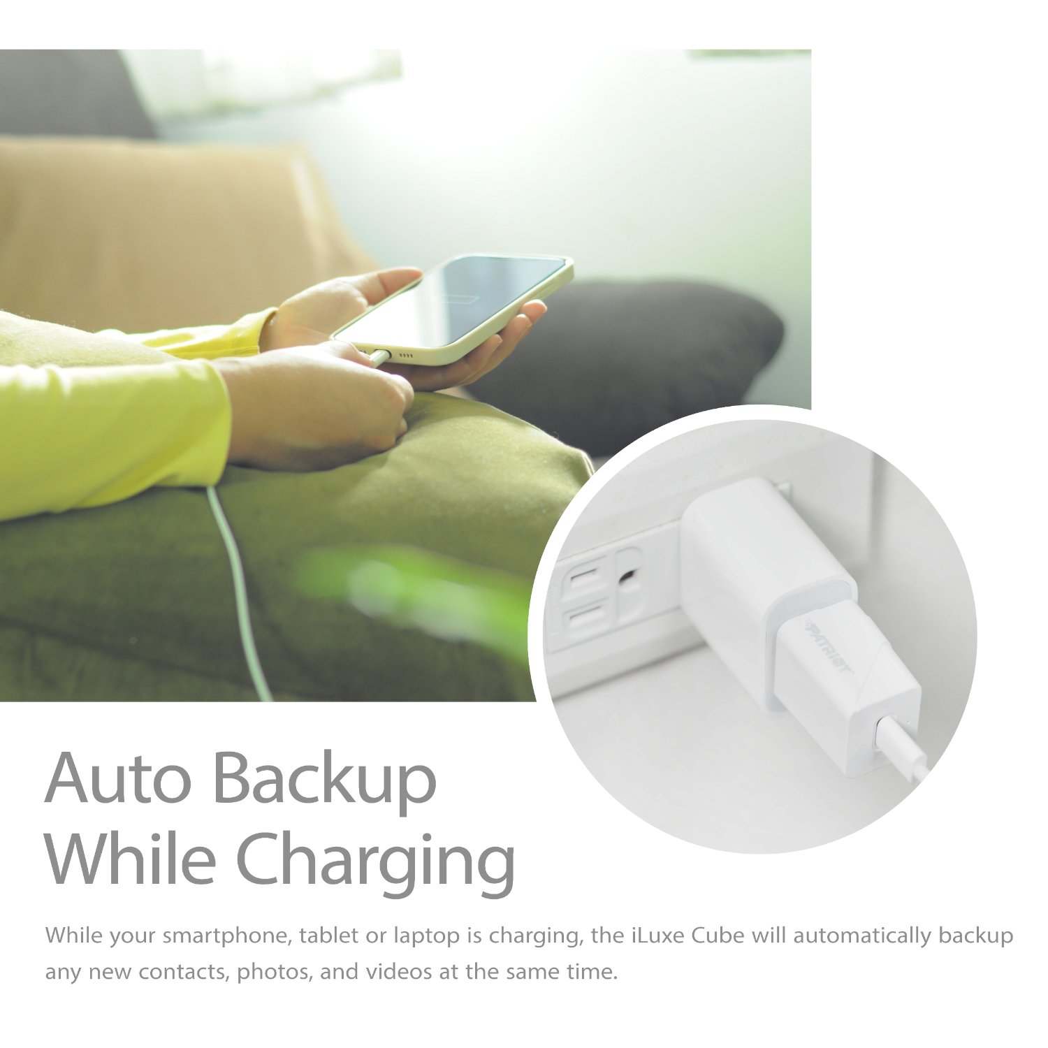 PI512GCUW30C_Patriot-iLuxe-Cube-512GB-Type-C-Smart-Backup-Solution-White_wr_05 Patriot iLuxe Cube 512GB Type-C Smart Backup Solution - White
