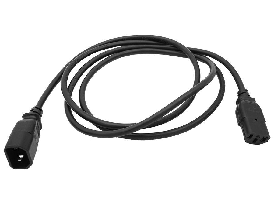 POW-M-F 1.8m Male - Female IEC Power Lead