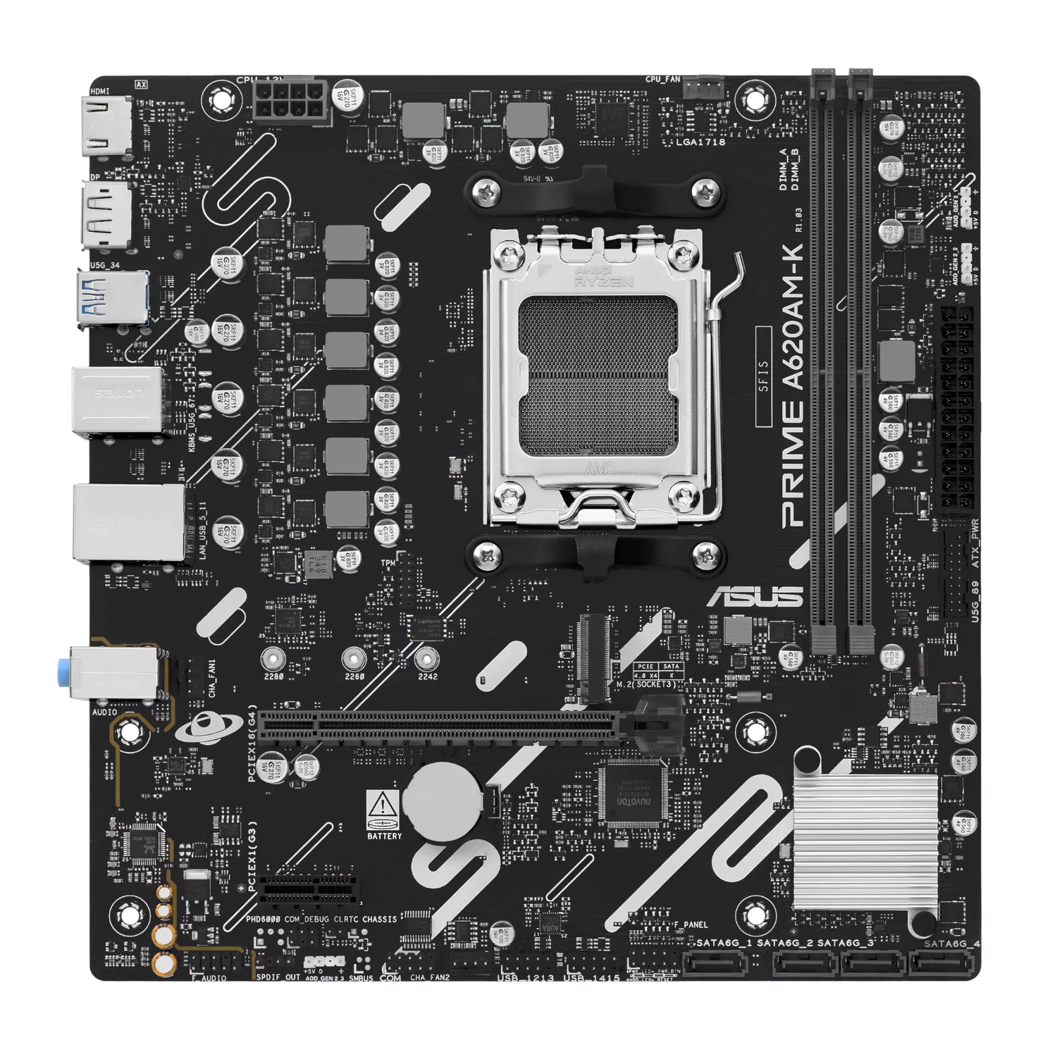 PRIME-A620AM-K_Asus-PRIME-A620AM-K-AM5-M-ATX-Motherboard_wr_02 Asus PRIME A620AM-K AM5 M-ATX Motherboard