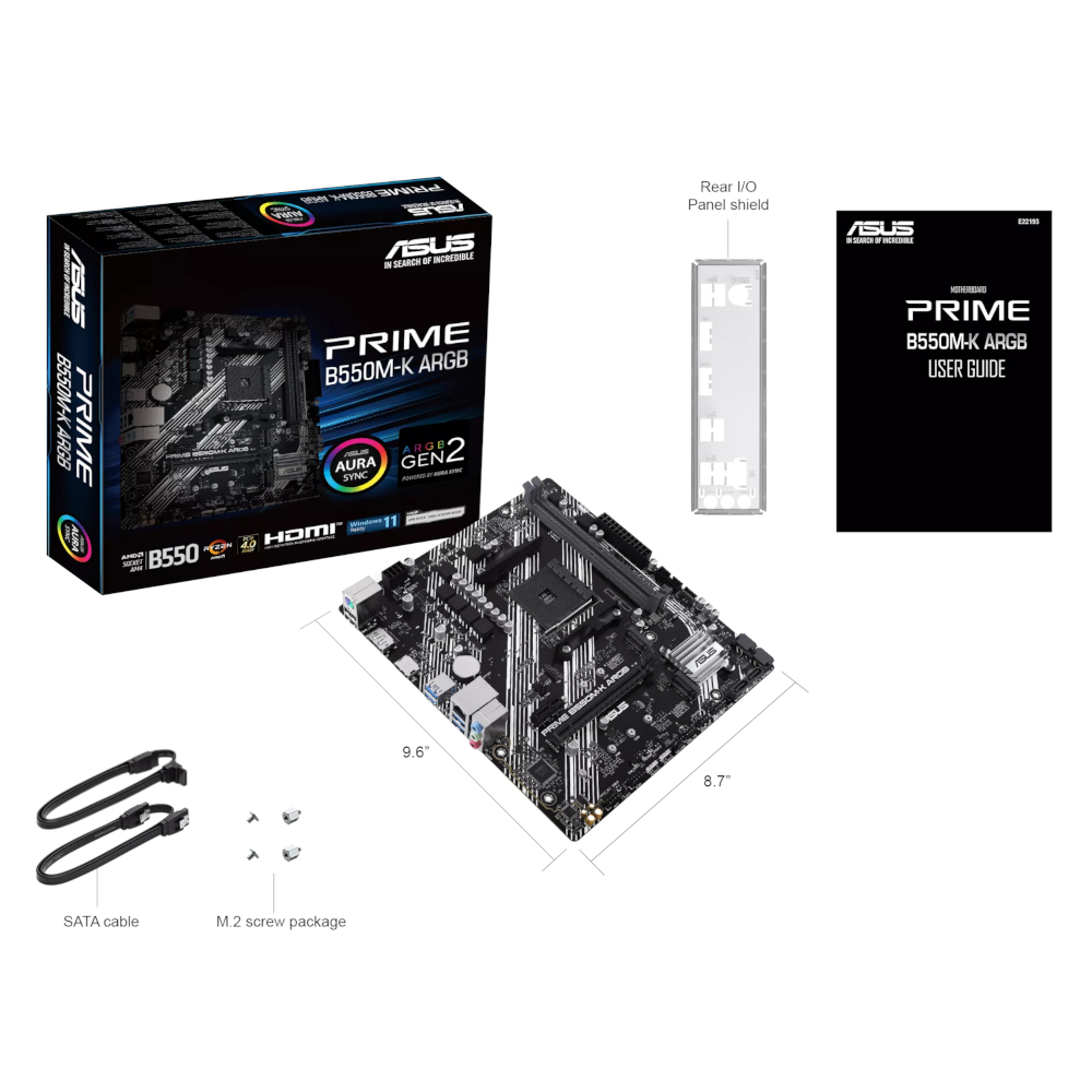 PRIME-B550M-KARGB_wr_06 Asus PRIME B550M-K ARGB AM4 M-ATX Motherboard