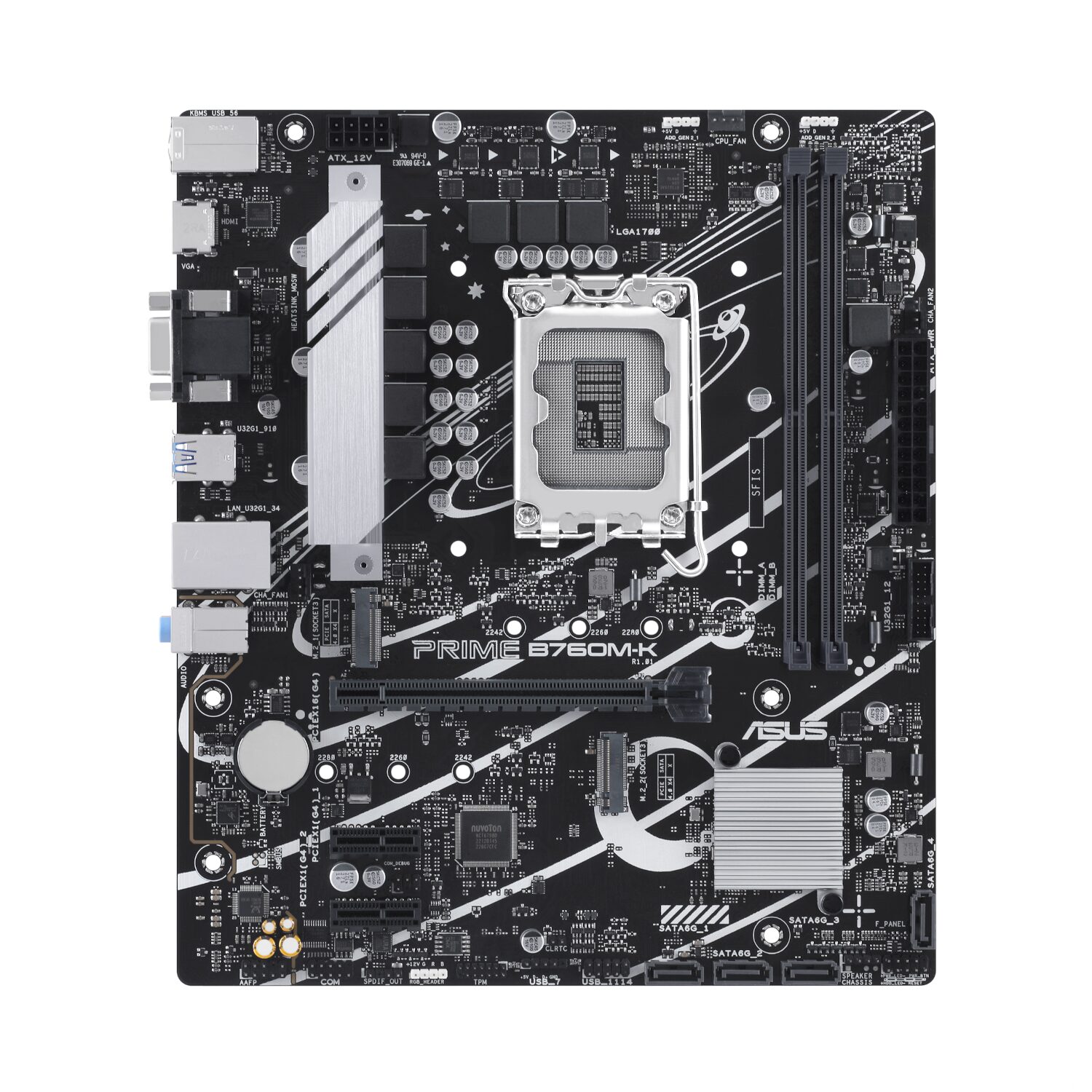 PRIME-B760M-K-wr-02 Asus PRIME B760M-K LGA1700 mATX Motherboard