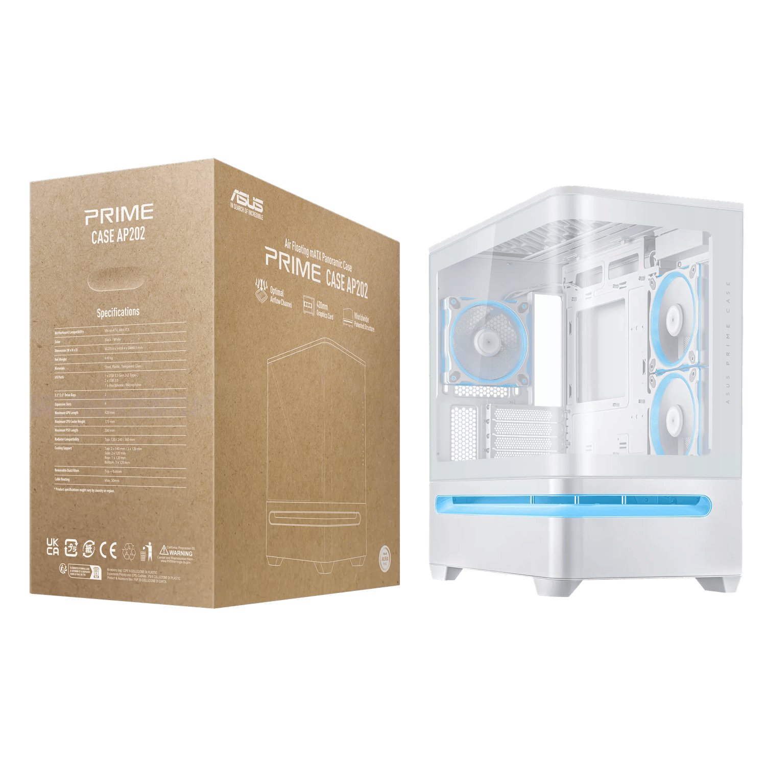 PRIMEAP202-WH_ASUS_Prime_AP202_ARGB_mATX_White_Chassis_wr_08 ASUS Prime AP202 ARGB mATX White Chassis