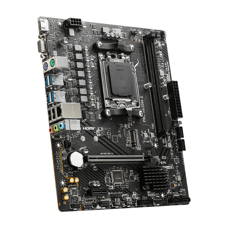 PROA620M-E_wr_04 MSI A620M-E PRO AMD AM5 MATX Gaming Motherboard