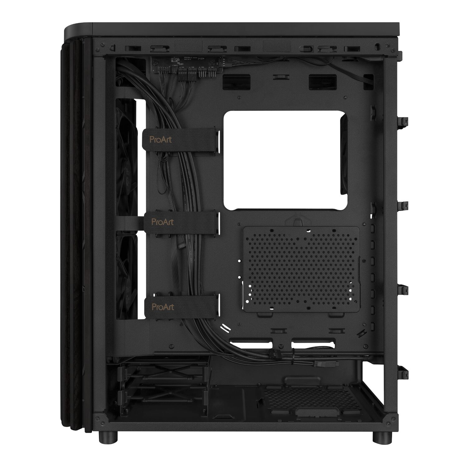 PROARTPA401WOODEDITION-WR-08 ASUS ProArt PA401 Wood Edition ATX Chassis - Black
