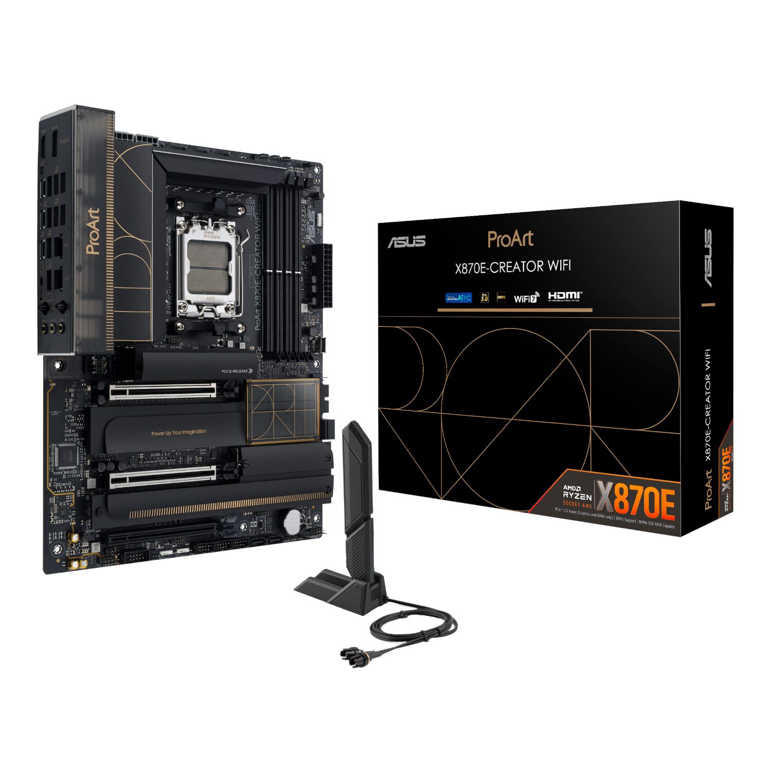 PROARTX870E-CREATORWIFI-WR-01 ASUS ProArt X870E-Creator WiFi AM5 ATX Motherboard