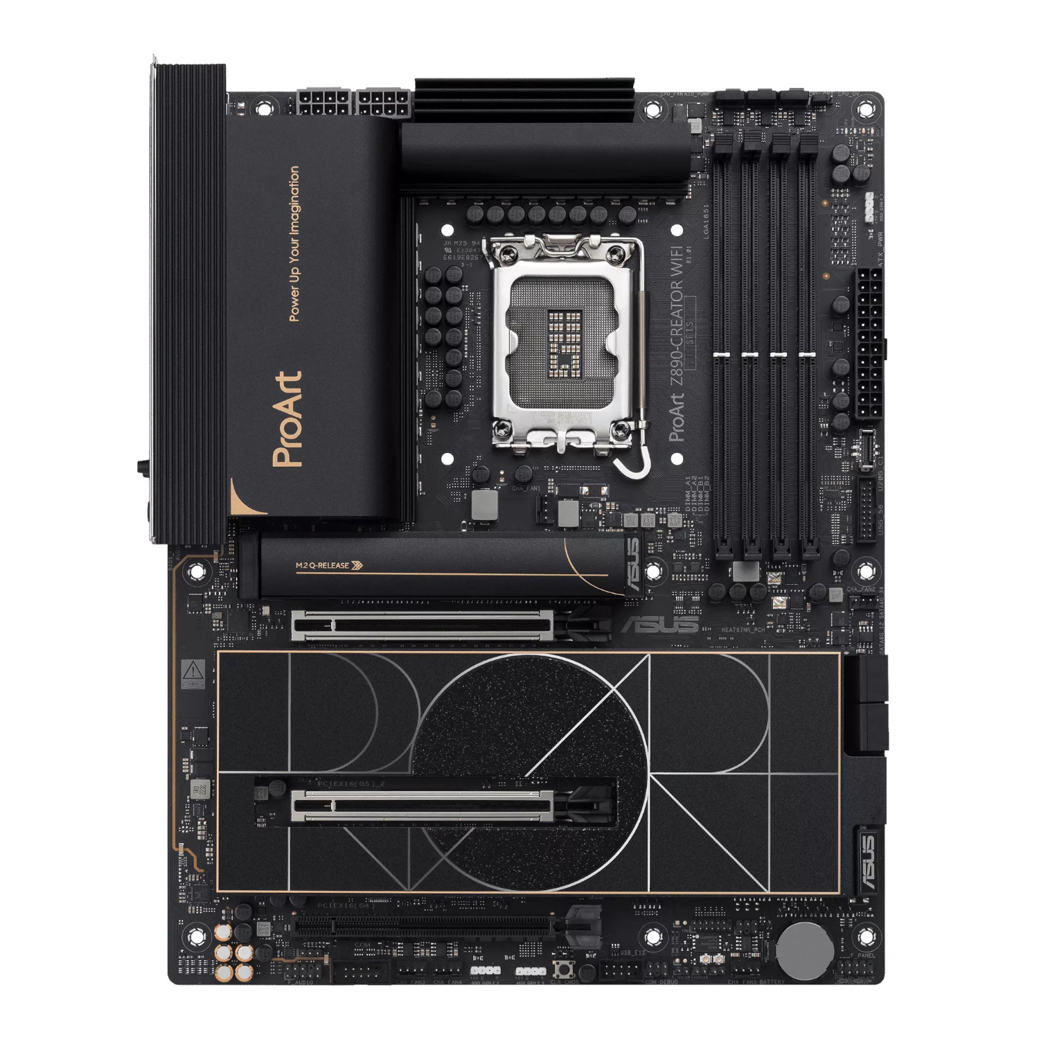 PROARTZ890CREATORWIFI_Asus-ProArt-Z890-Creator-WIFI-Intel-LGA1851-ATX-Motherboard-Black_wr_02a Asus ProArt Z890-Creator WiFi Intel LGA1851 ATX Motherboard