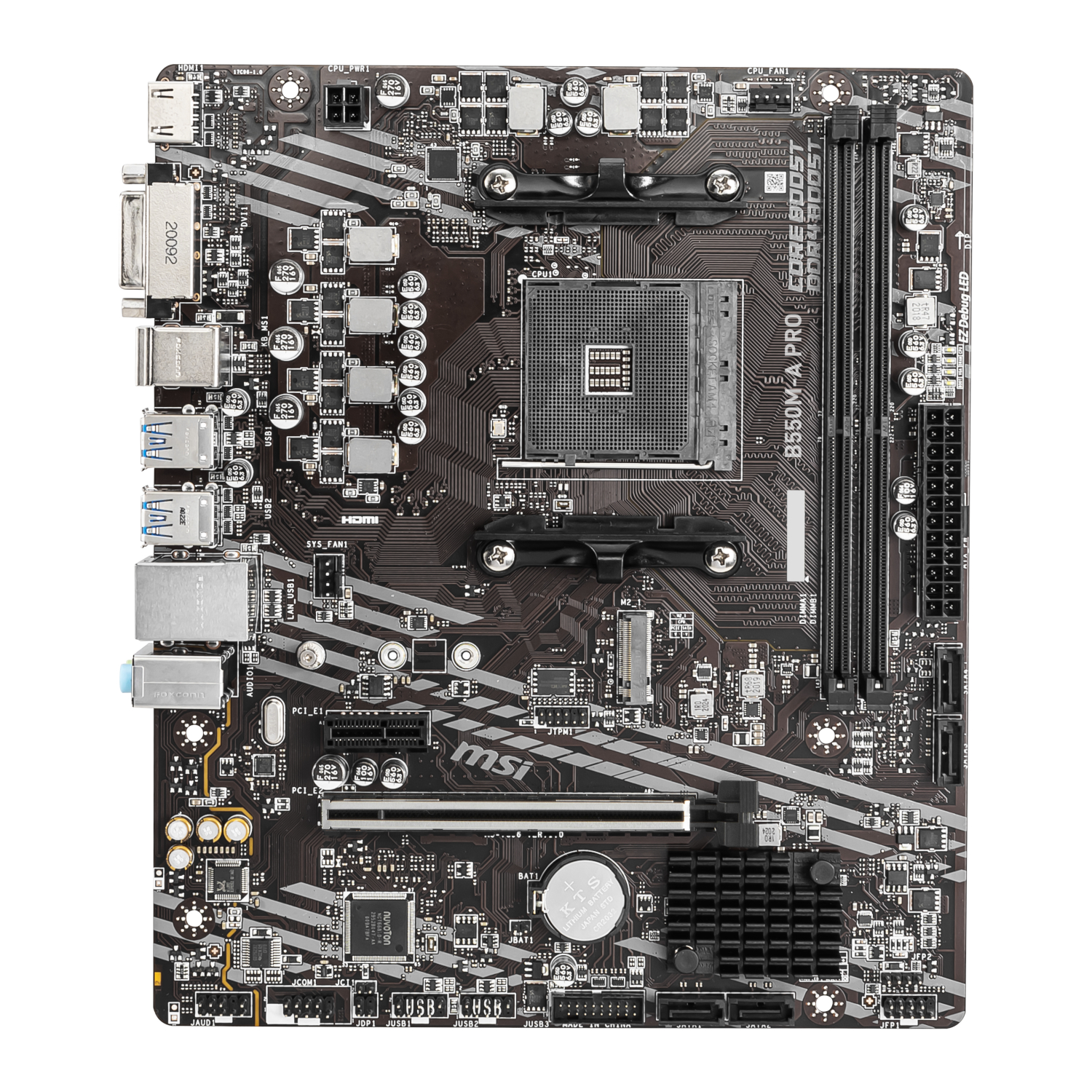 PROB550M-APRO_MSI-B550M-A-Pro-AM4-M-ATX-Motherboard-Black_wr_02a MSI B550M-A Pro AM4 M-ATX Motherboard