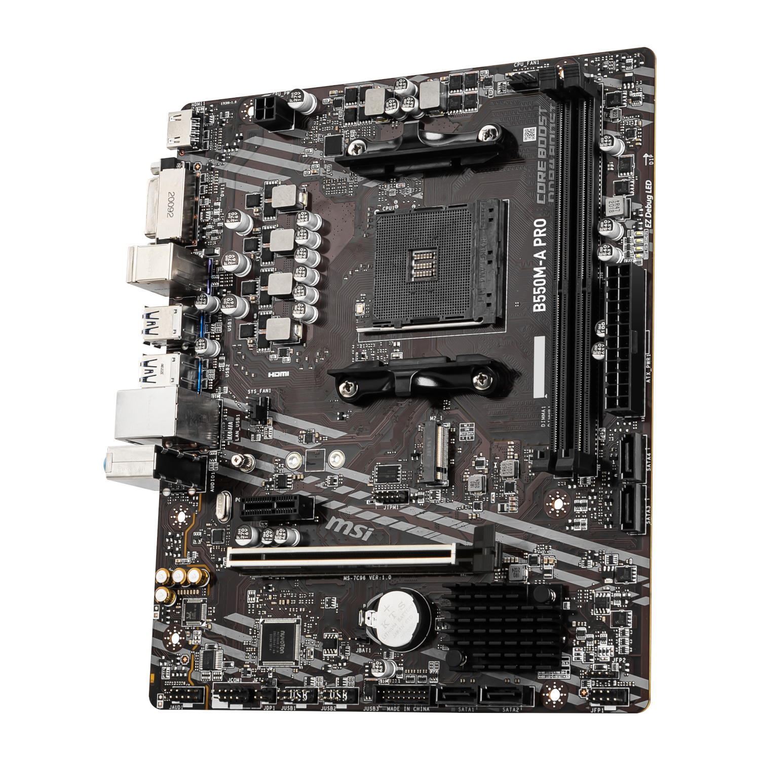 PROB550M-APRO_MSI-B550M-A-Pro-AM4-M-ATX-Motherboard-Black_wr_04a MSI B550M-A Pro AM4 M-ATX Motherboard