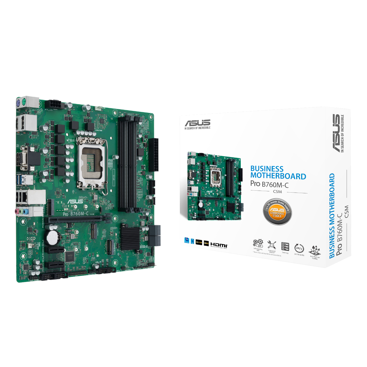 PROB760M-C-CSM_ASUS-PRO-B760M-C-CSM-LGA-1700-M-ATX-Motherboard_wr_01a ASUS PRO B760M C CSM LGA 1700 M-ATX Motherboard