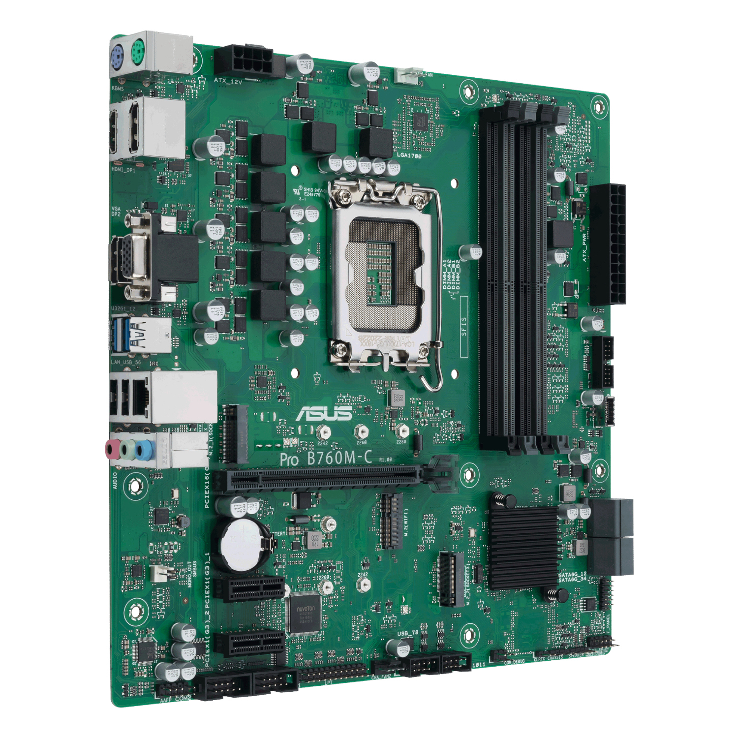 PROB760M-C-CSM_ASUS-PRO-B760M-C-CSM-LGA-1700-M-ATX-Motherboard_wr_03 ASUS PRO B760M C CSM LGA 1700 M-ATX Motherboard