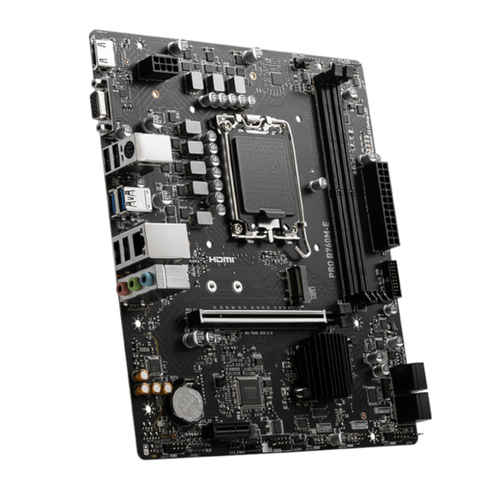 PROB760M-EDDR5_wr_04a MSI B760M-E PRO DDR5 LGA1700 M-ATX Motherboard