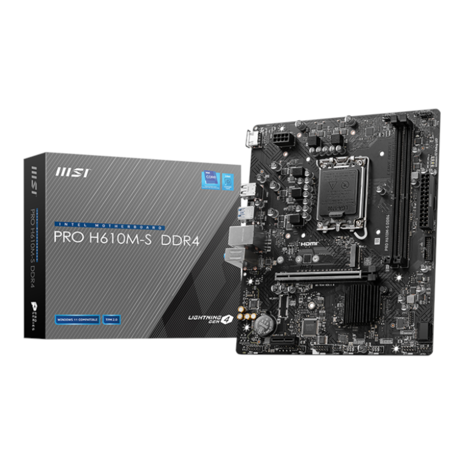 PROH610M-SDDR4_MSI-H610M-S-PRO-LGA1700-M-ATX-2X-DDR4_wr_01 MSI H610M-S PRO LGA1700 M-ATX DDR4 Motherboard