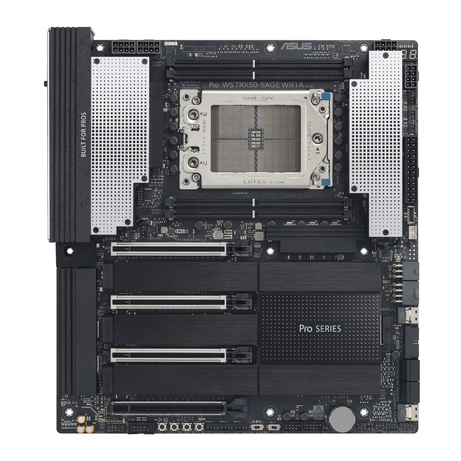PROWSTRX50-SAGEWIFIA_Asus-Pro-WS-TRX50-SAGE-WIFI-A-sTR5-CEB-Motherboard_wr_02a Asus Pro WS TRX50-SAGE WIFI A sTR5 CEB Motherboard