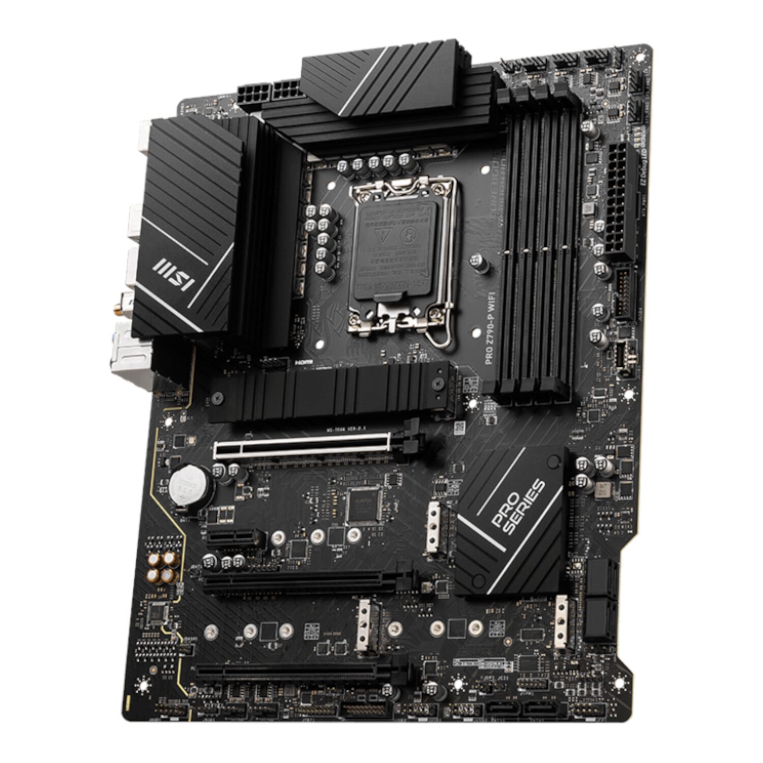 PROZ790-PWIFI-WR-03 MSI PRO Z790-P WIFI Motherboard – Intel Z790, Wi-Fi 6E, DDR5, ATX