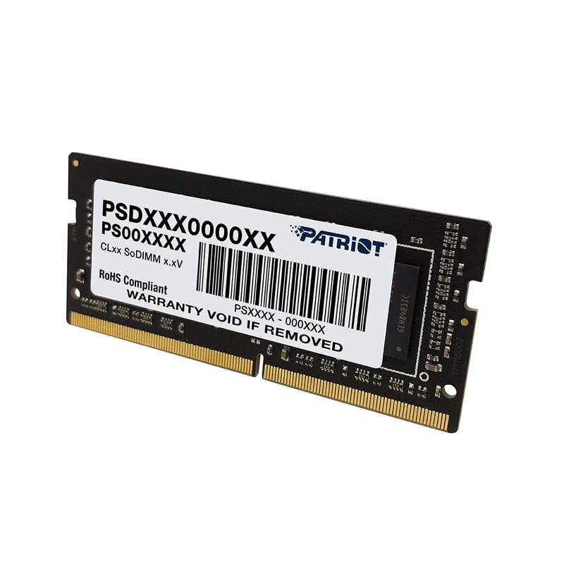 PSD416G26662S_wr_02 Patriot Signature Line 16GB 2666MHz DDR4 Dual Rank SODIMM Notebook Memory