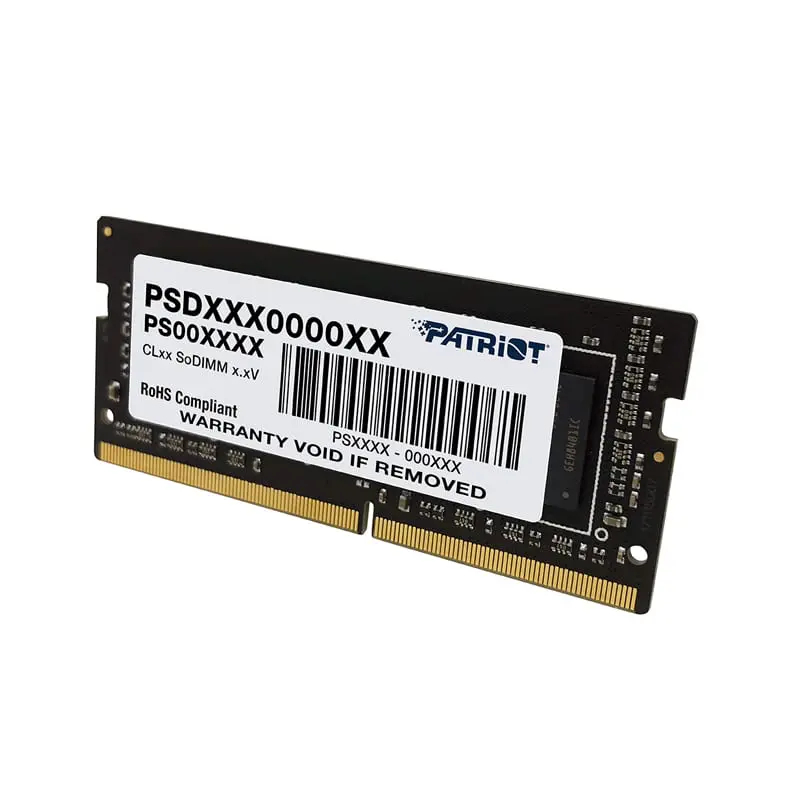 PSD48G320081S_wr_02 Patriot Signature Line 8GB DDR4 3200MHz Single Rank SODIMM Notebook Memory